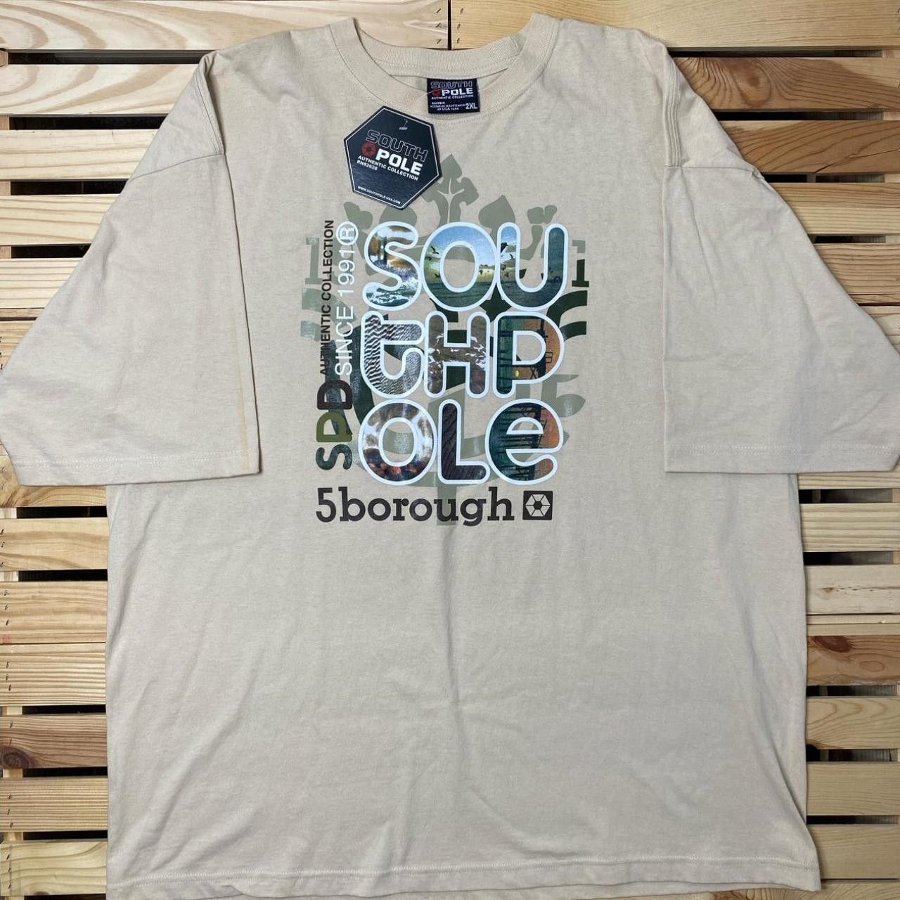 Southpole NWT Vintage Southpole Beige Y2K Hip Hop Tee Size 2XL Size US XXL / EU 58 / 5 - 1 Thumbnail