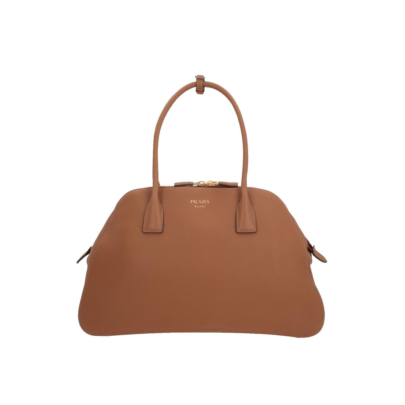 Prada PRADA Caramel Medium Top Handle Bag New & Authentic Size ONE SIZE - 1 Thumbnail