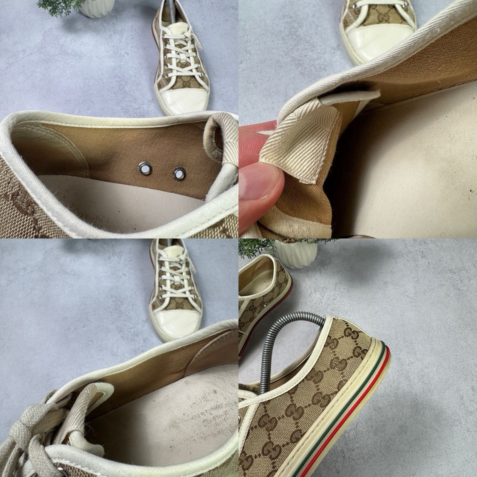 Gucci Gucci Cloth Trainers Canvas GG Monogram Men Size 40 US 7 Size US 7 / IT 37 - 20 Thumbnail