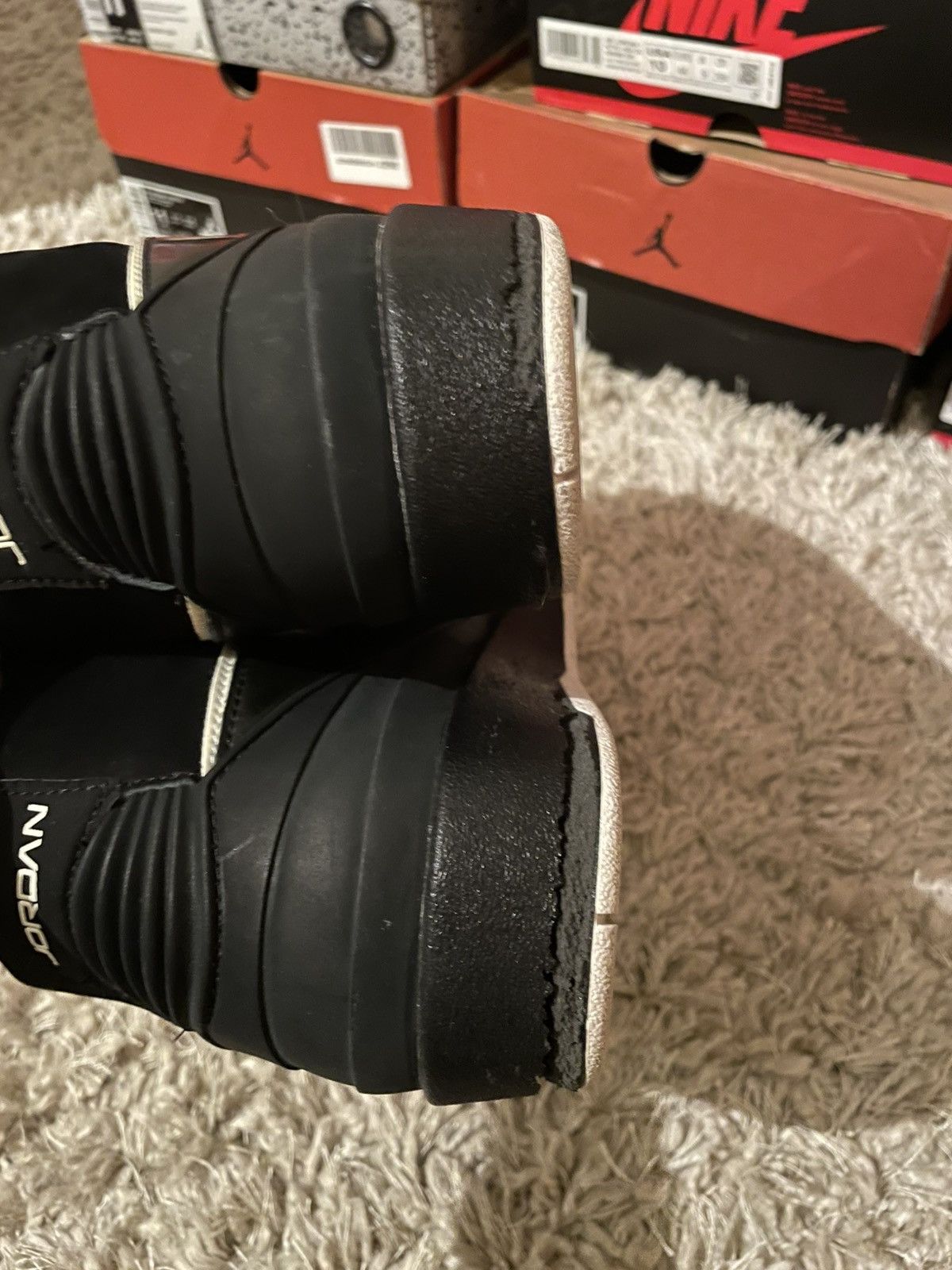 Jordan Brand Jordan 2 QF Black White Size US 8.5 / EU 41-42 - 7 Thumbnail