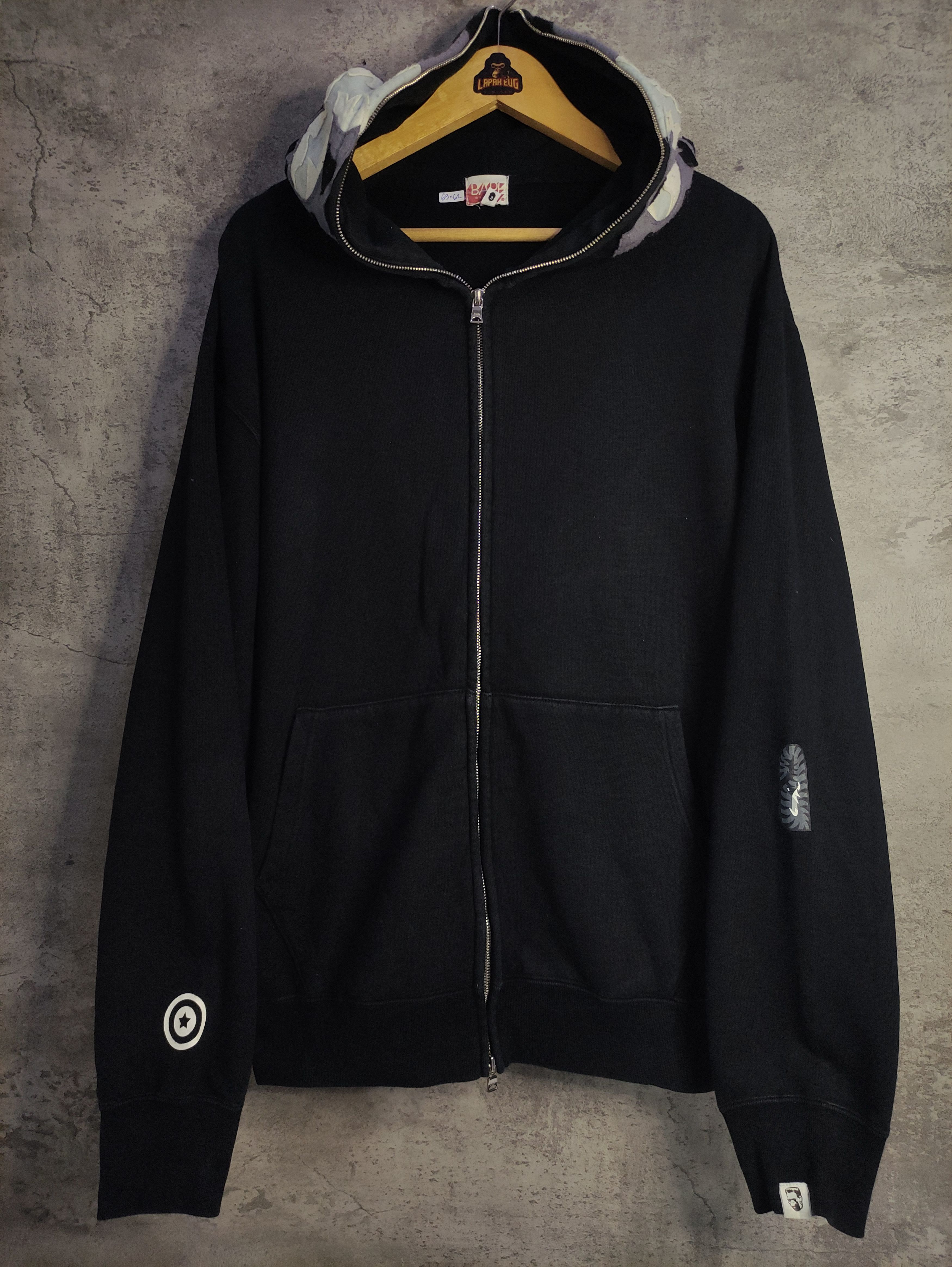 Bape Bape - A Bathing Ape Hoodie Shark Funthera Militia Size US L / EU 52-54 / 3 - 1 Thumbnail