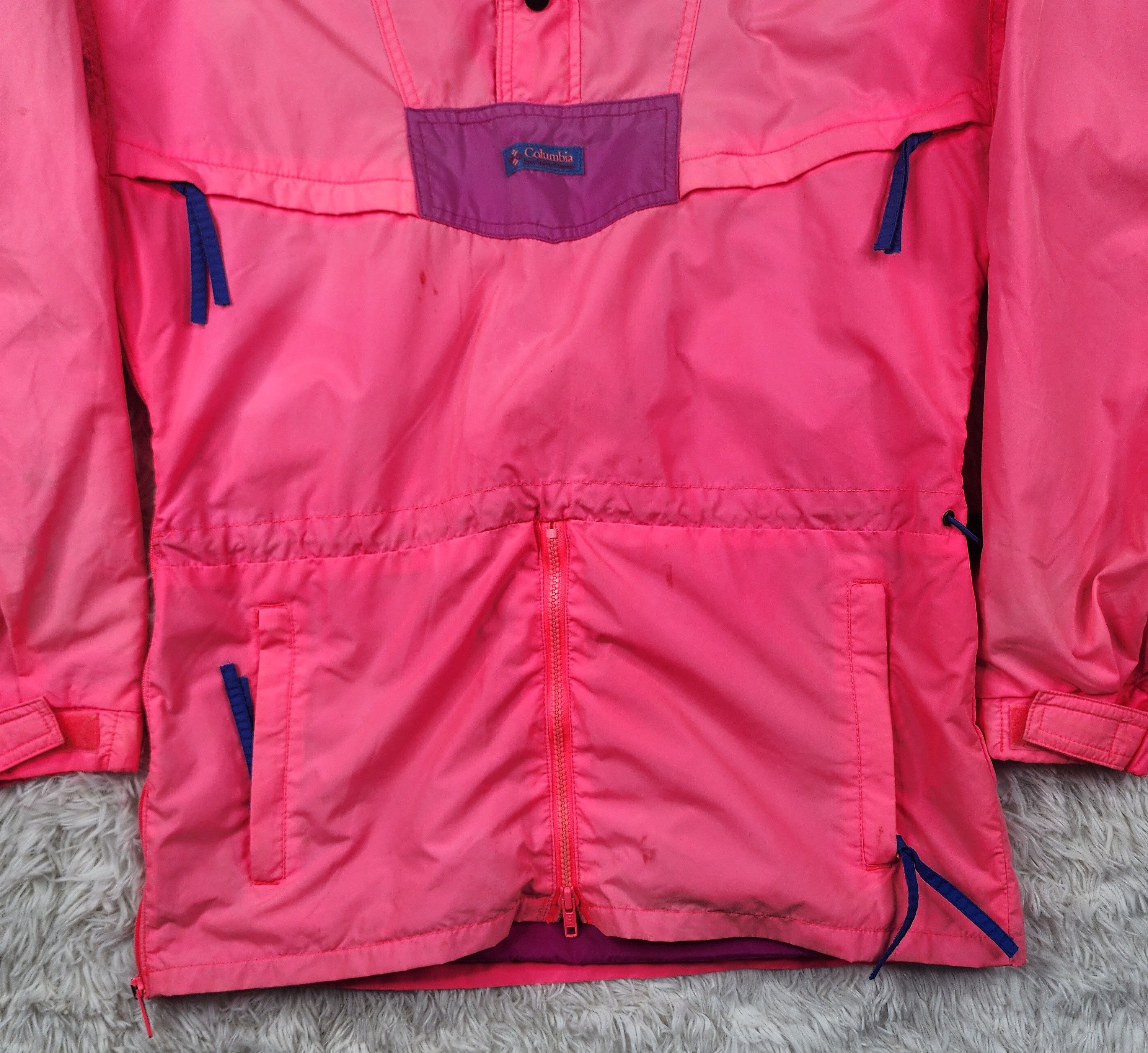 Columbia Vintage Columbia sportwear neon pink anorak jacket Size US S / EU 44-46 / 1 - 4 Thumbnail