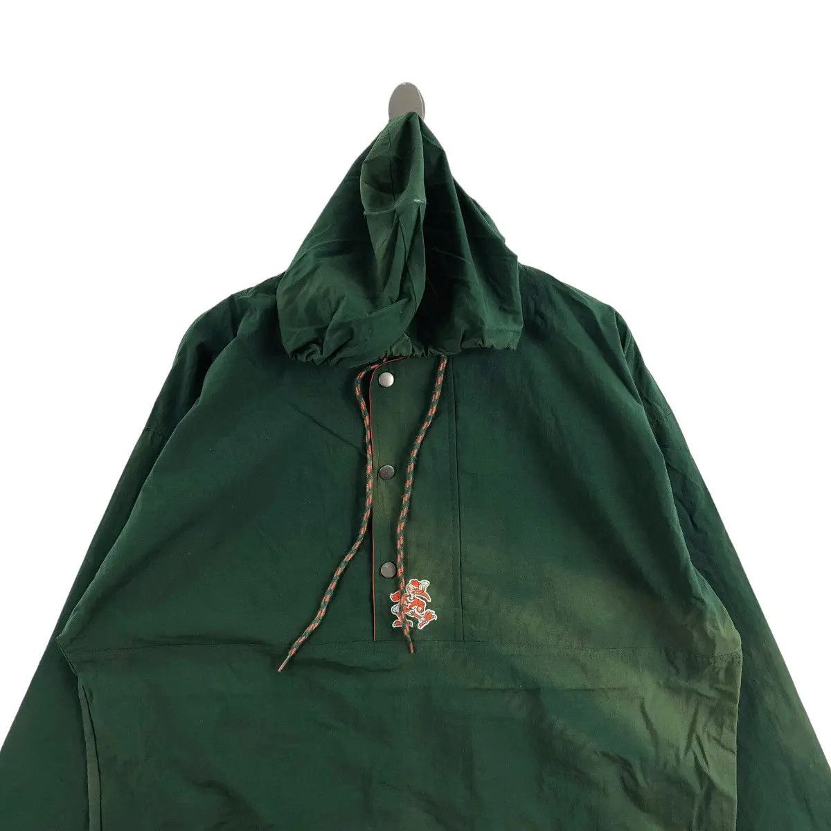 NFL Vtg MIAMI HURRICANES NFL Sebastian Ibis Sun Faded Jacket Size US XL / EU 56 / 4 - 2 Thumbnail