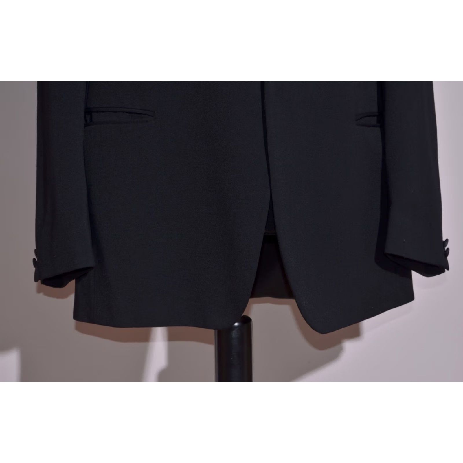 Gieves & Hawkes Gieves & Hawkes Savile Row Black Wool Tuxedo Dinner Jacket Slim Fit XL Shirt Mens Jacket Size 46R - 3 Thumbnail