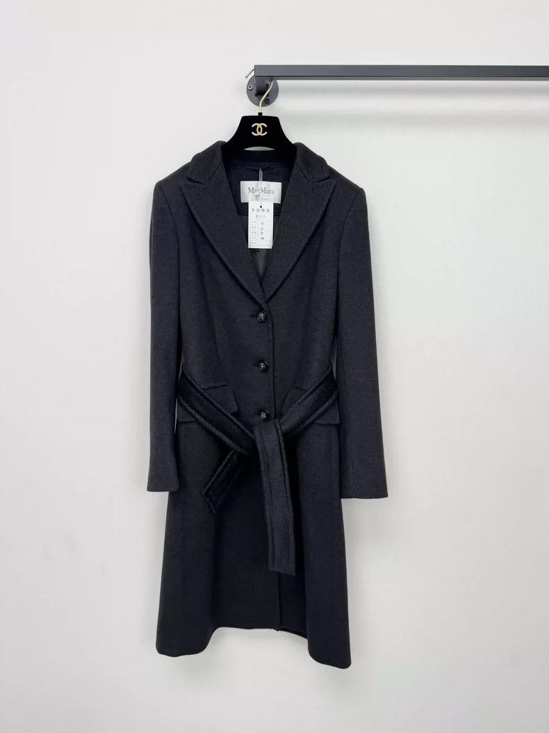 Max Mara Max Mara Grey cashmere coat Size M / US 6-8 / IT 42-44 - 1 Thumbnail