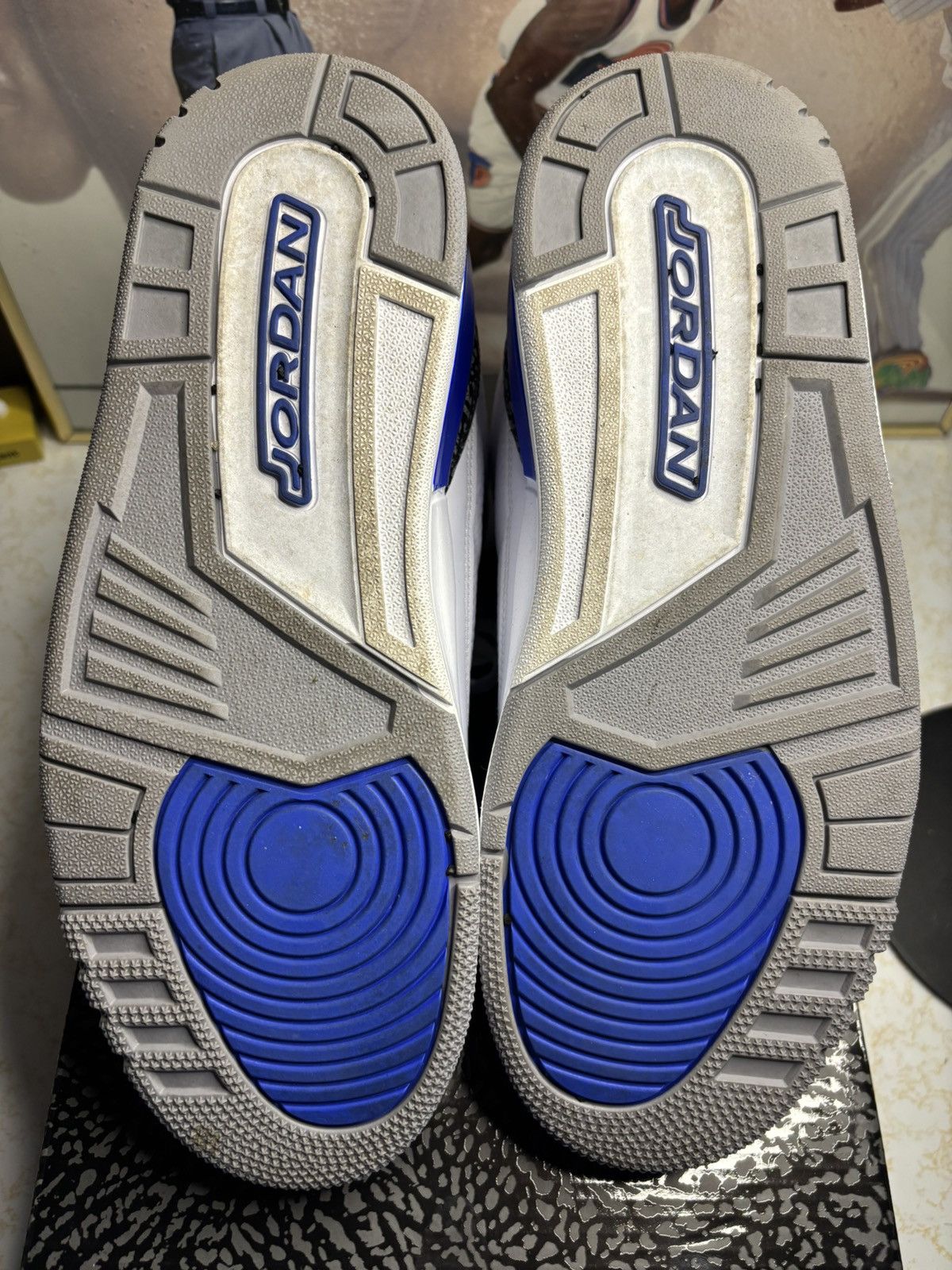 Jordan Brand Air Jordan 3 Retro Racer Blue Size US 9.5 / EU 42-43 - 5 Thumbnail