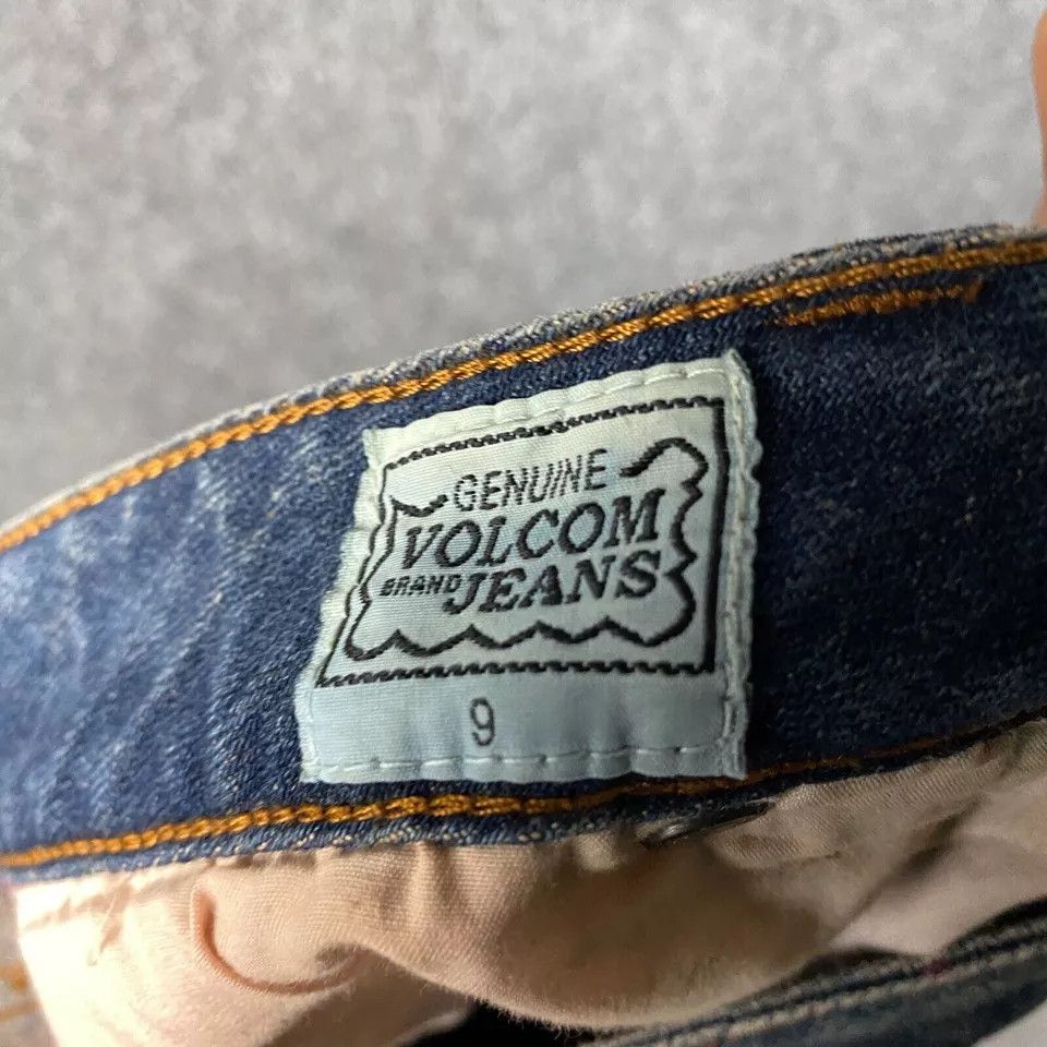 Volcom Volcom Straight Leg Skinny Jeans Women's 9 Denim Cotton Size 31" - 8 Thumbnail