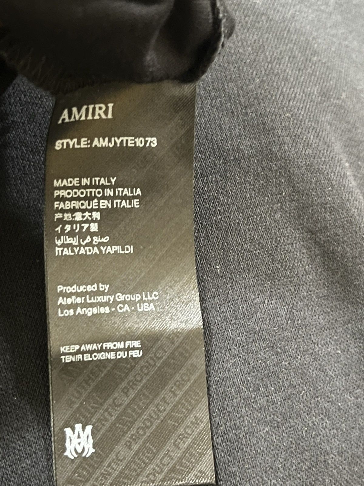Amiri Amiri Core Logo Tee Sz XL Size US XL / EU 56 / 4 - 6 Thumbnail