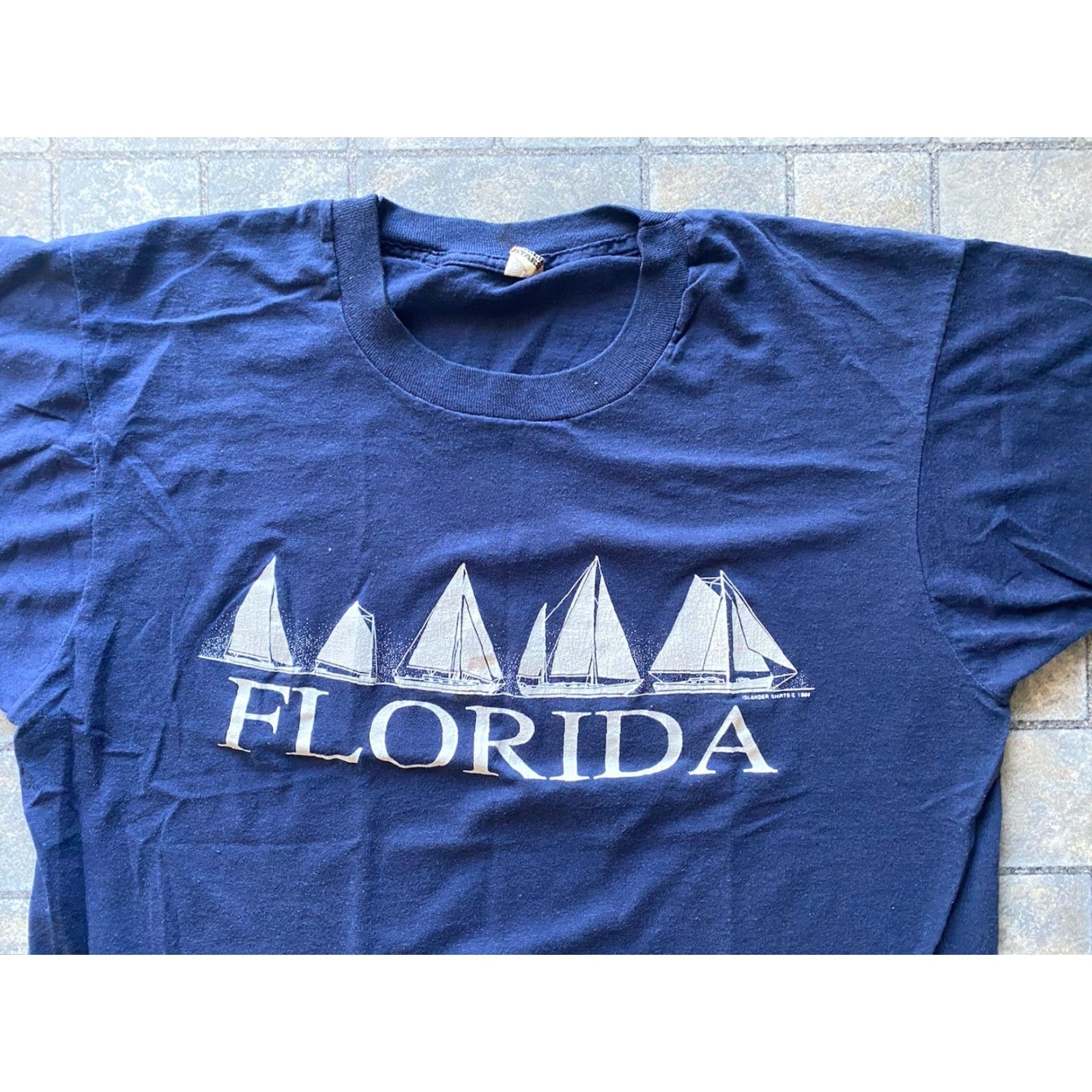 Vintage VINTAGE Screen Stars T-Shirt Men L Florida 1980s USA Short Sleeve See Photos Florida Vintage 1980s Mens L Size US L / EU 52-54 / 3 - 3 Thumbnail