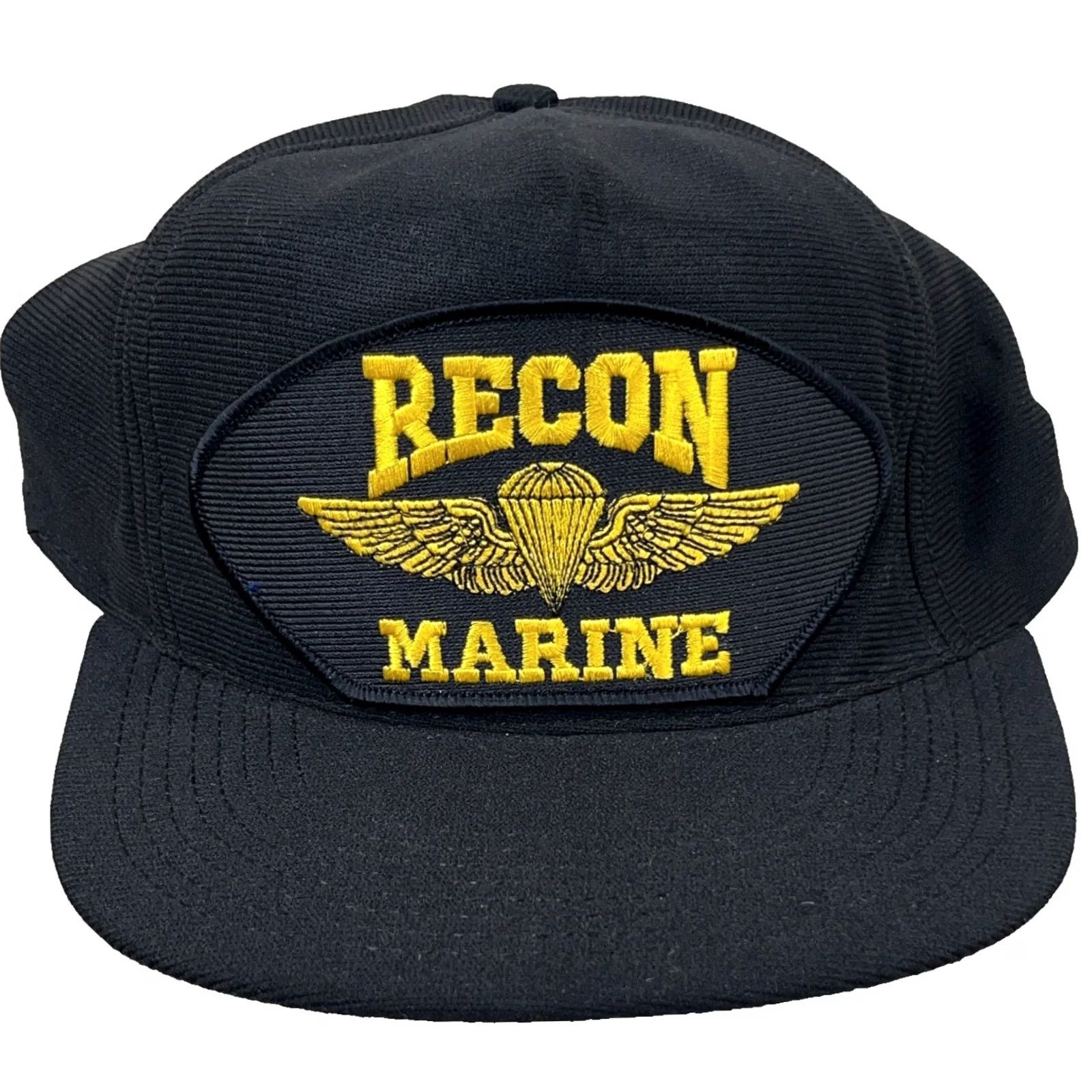 Vintage VINTAGE United States Marine Corps Hat Cap Snapback USMC Recon 90s Made In USA Size ONE SIZE - 2 Thumbnail