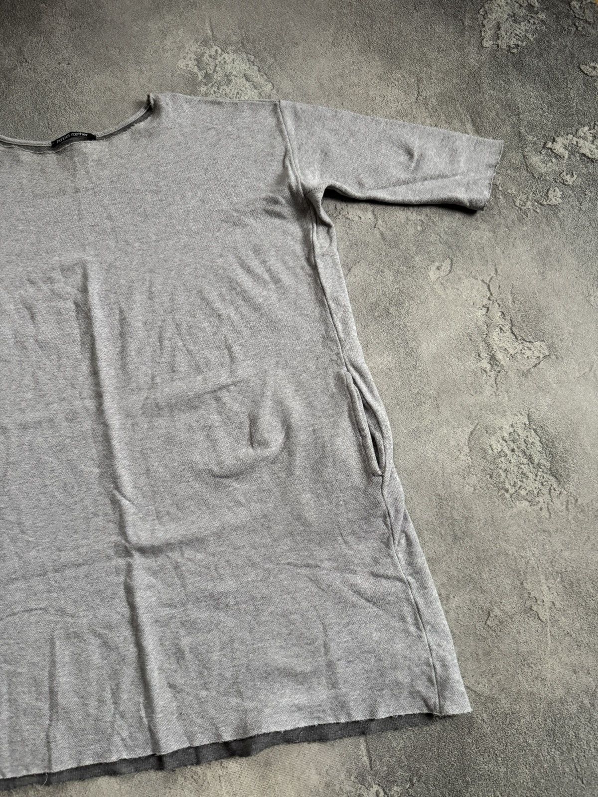 hannes roether Hannes Roether S/size gray relaxed oversized long dress knit Size S / US 4 / IT 40 - 6 Thumbnail