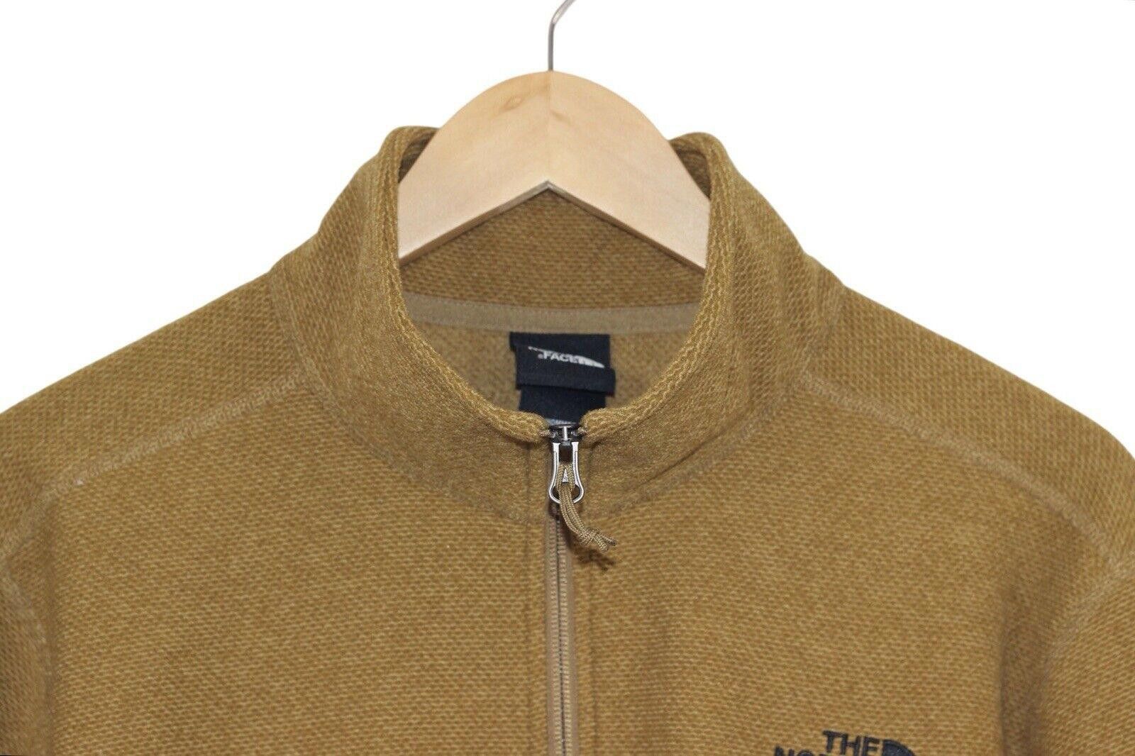The North Face North Face Mens Cap Rock 1/4 Zip Fleece Pullover Tan M Size US M / EU 48-50 / 2 - 2 Thumbnail