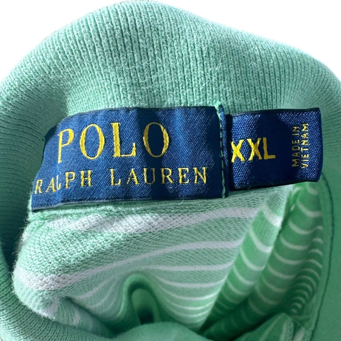 Polo Ralph Lauren Polo Ralph Lauren Striped Short Sleeve Polo Size US XXL / EU 58 / 5 - 7 Thumbnail