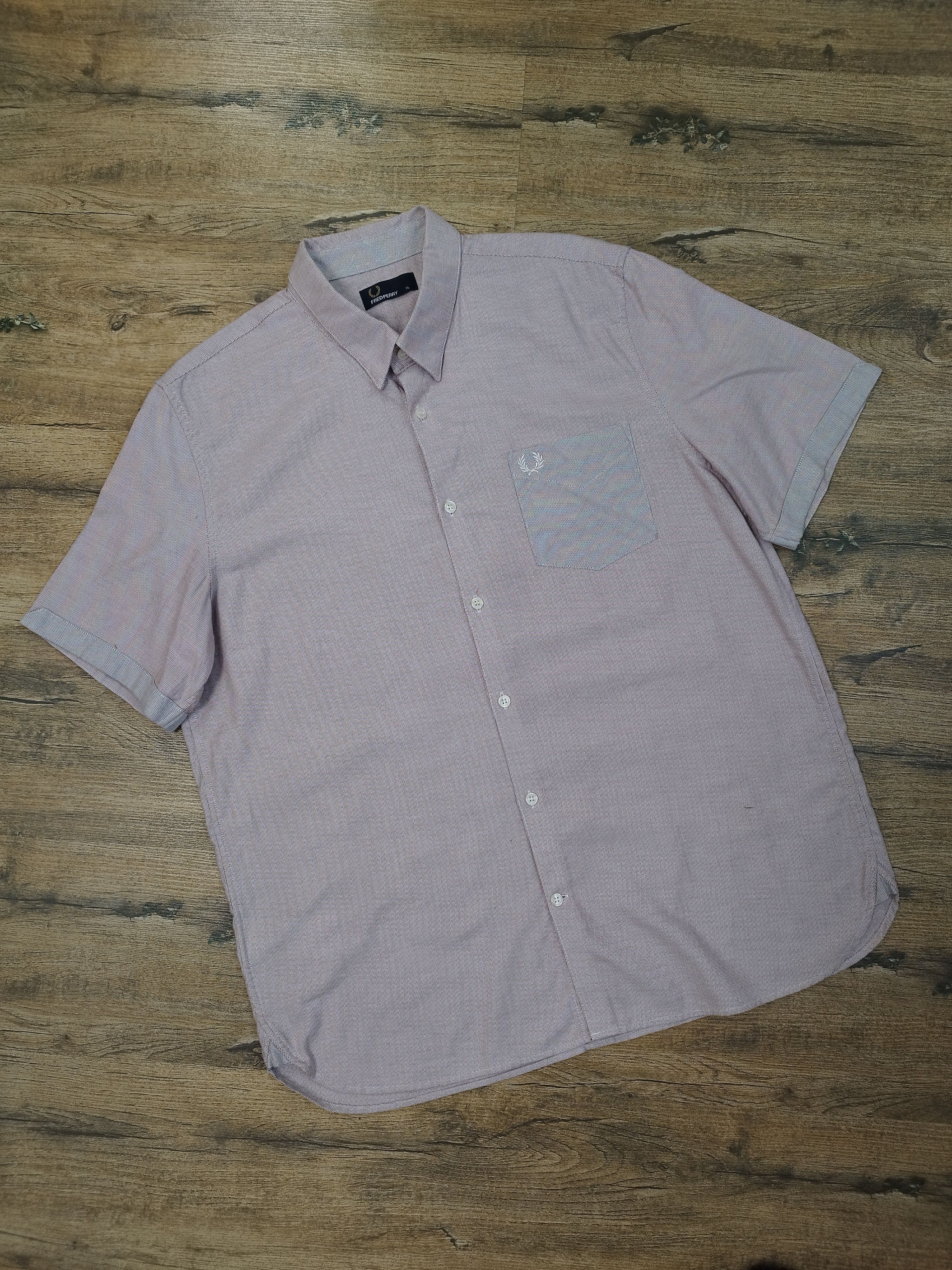 Fred Perry Fred Perry Button-Down Short Sleeve Shirt mens XL size Size US L / EU 52-54 / 3 - 1 Thumbnail