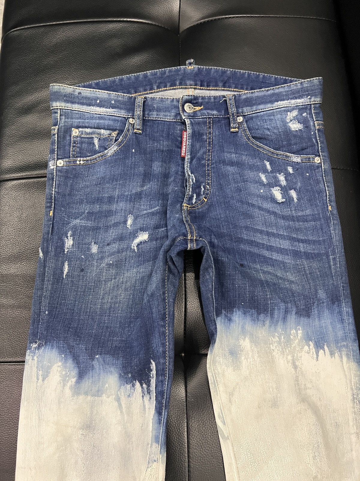 Dsquared2 Dsquared2 2016 Runway Collection: Paint Splatter, Distressed Size US 34 / EU 50 - 3 Thumbnail