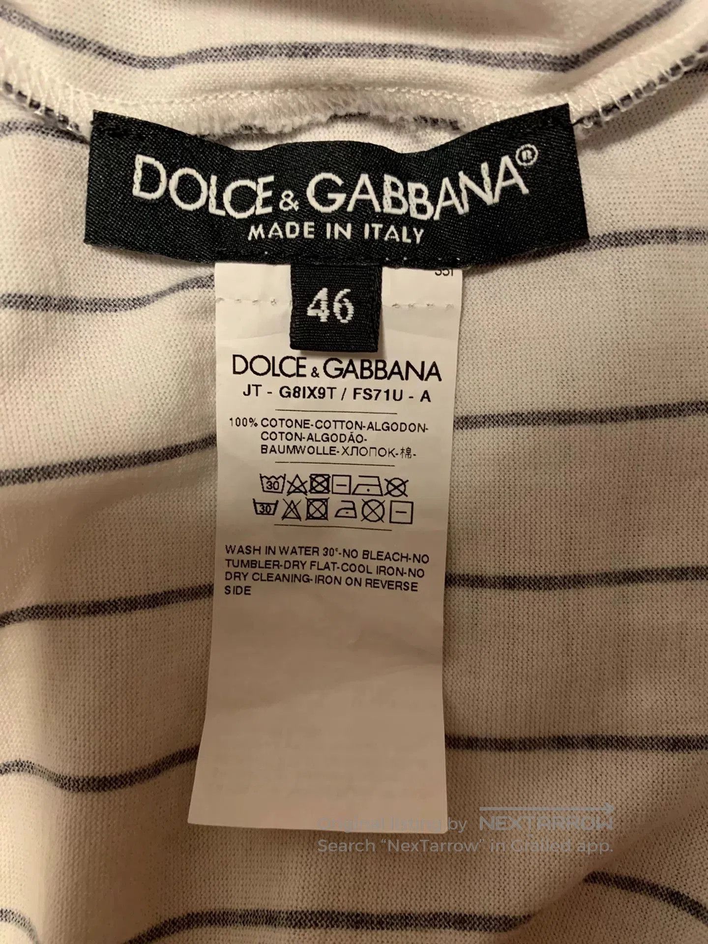 Dolce & Gabbana Dolce & Gabbana Wang Junkai T. Size US S / EU 44-46 / 1 - 5 Thumbnail