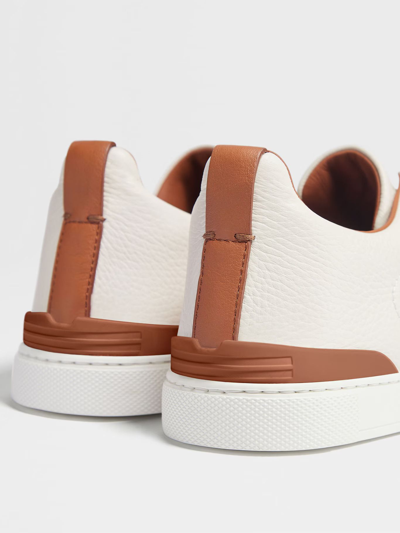 Ermenegildo Zegna o1s1rm0325 RLHCVO Triple Stitch™ Pelle di Cervo Sneakers Size US 9 / EU 42 - 4 Thumbnail
