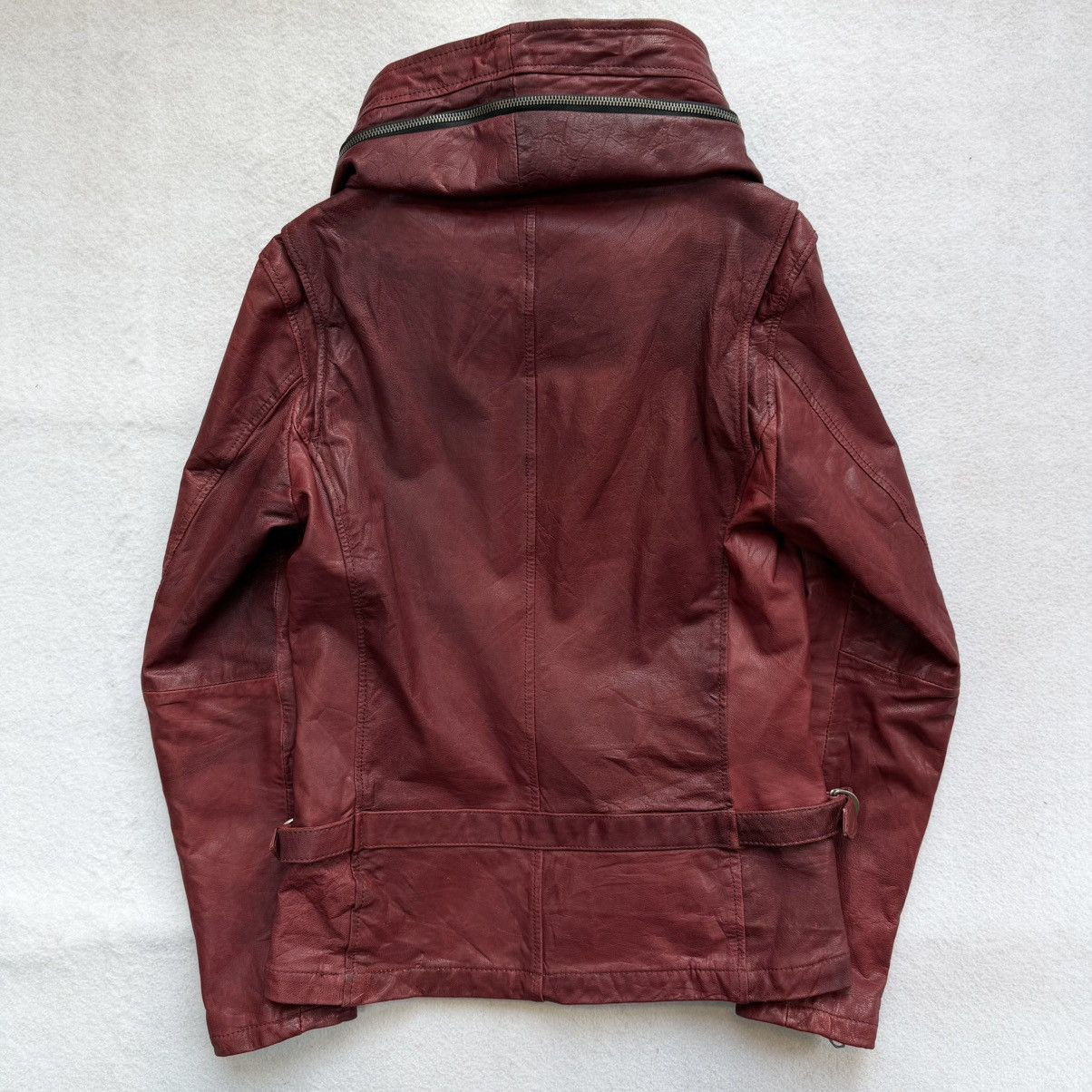 Katharine Hamnett London 2000s Katharine Hamnett "Alien Asymmetrical Goat Skin Jacket Size US M / EU 48-50 / 2 - 4 Thumbnail