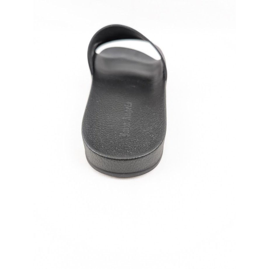Palm Angels o1rshd1 Essential Logo Pool Sliders in Black/White Size US 8 / EU 41 - 10 Thumbnail