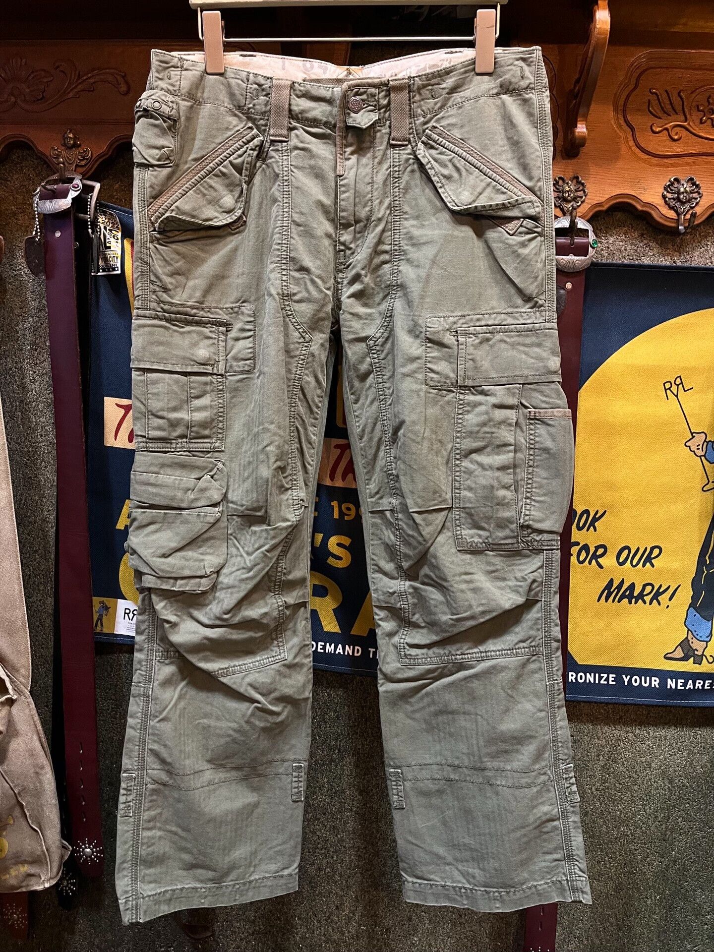 RRL Ralph Lauren Vintage Ralph Lauren Cargo Pants Size US 33 - 1 Thumbnail