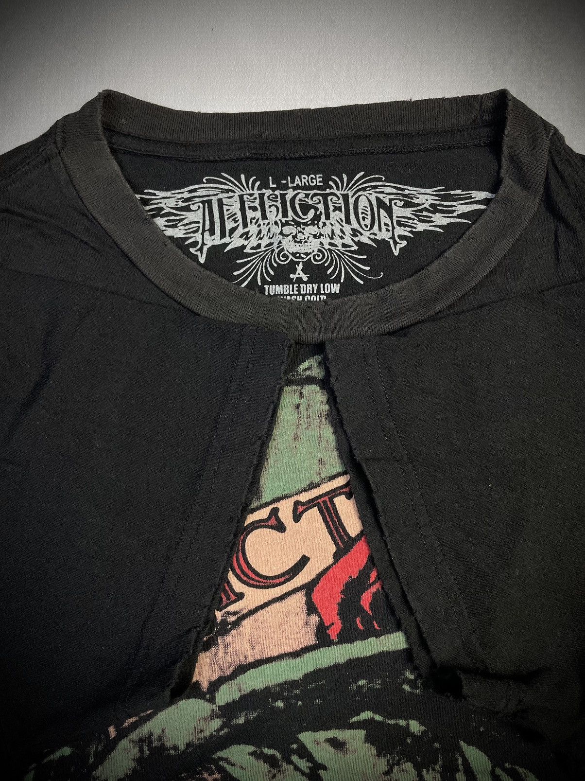 Affliction 2000s Affliction Skull & Serpent Tshirt Size US M / EU 48-50 / 2 - 6 Thumbnail