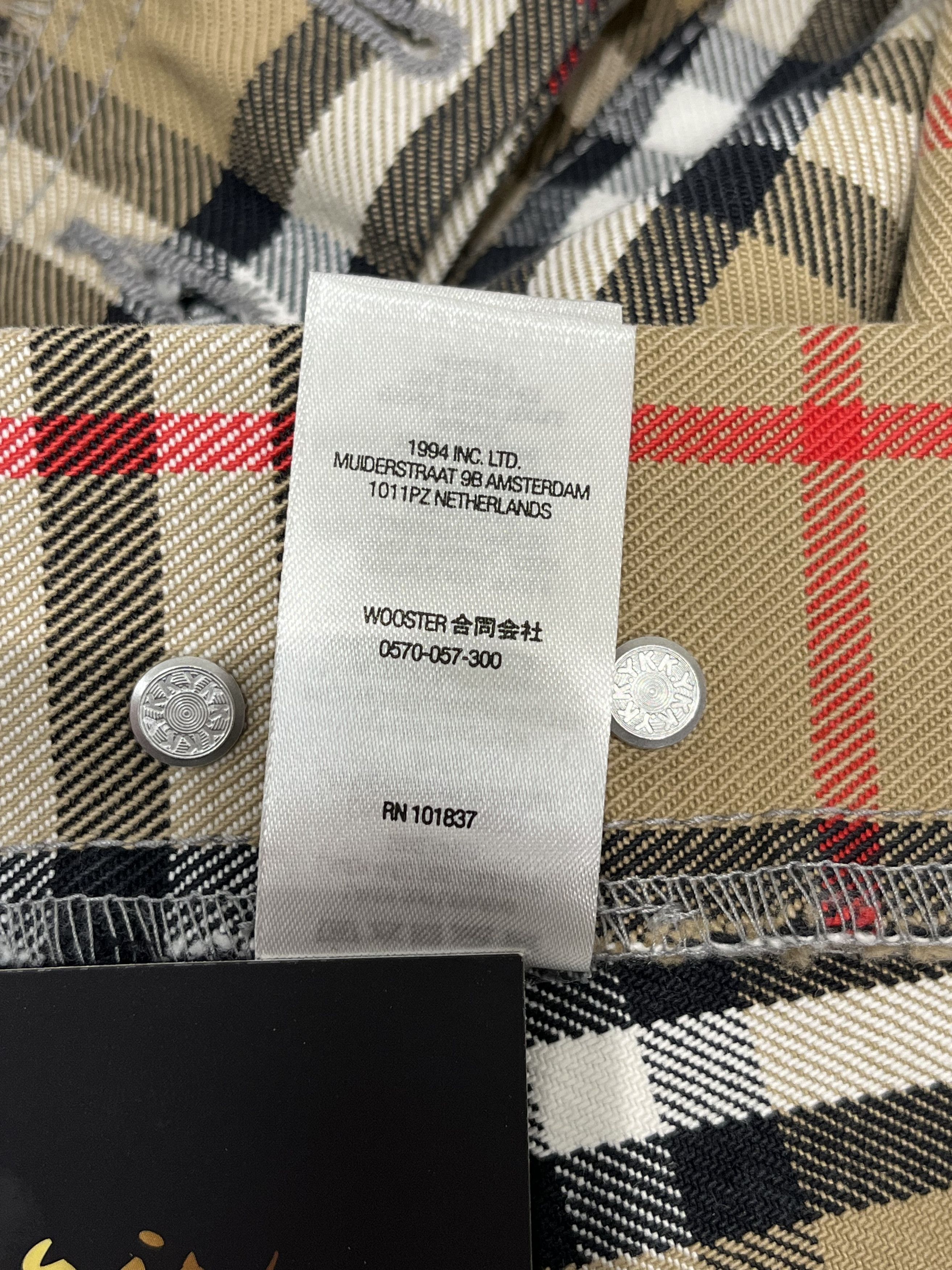 Burberry × Supreme Supreme x Burberry Regular Jean Beige Size US 34 / EU 50 - 14 Thumbnail