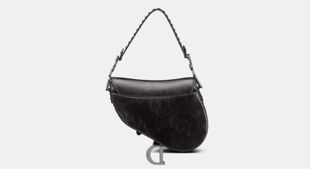 Dior o1w1db10125 Size: OS / Saddle Bag with Strap in Black Size ONE SIZE - 6 Thumbnail