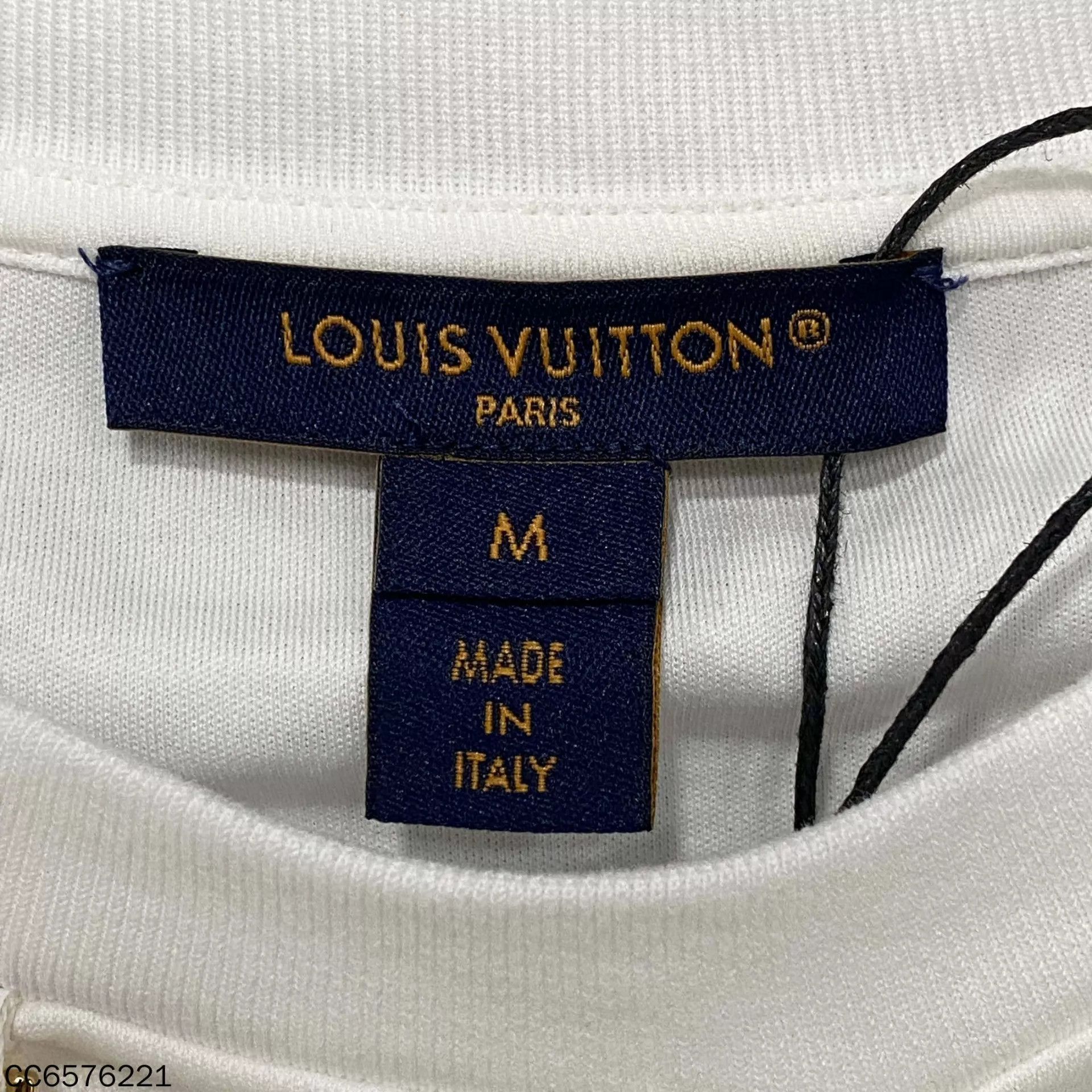 Louis Vuitton LV FW25 Pharrell chain embroidered logo short-sleeve M Size M / US 6-8 / IT 42-44 - 4 Thumbnail