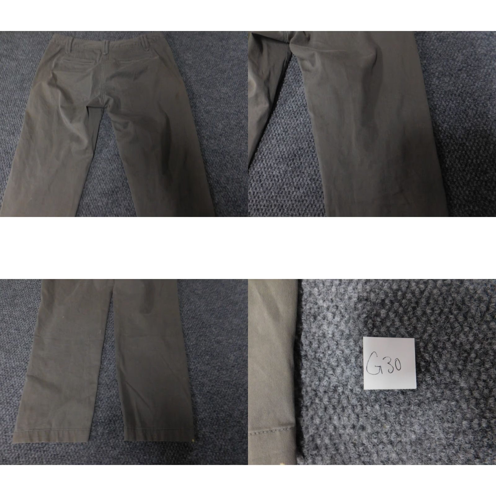 Banana Republic Banana Republic Womens Pants 30X26 Gray STRAIGHT Chino Regular Knit Cotton Straight Leg Girls Womens Size 30" / US 8 / IT 44 - 10 Thumbnail