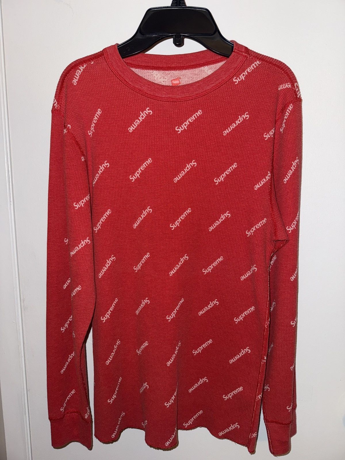 Supreme Supreme Hanes Thermal L/S Size US M / EU 48-50 / 2 - 1 Thumbnail