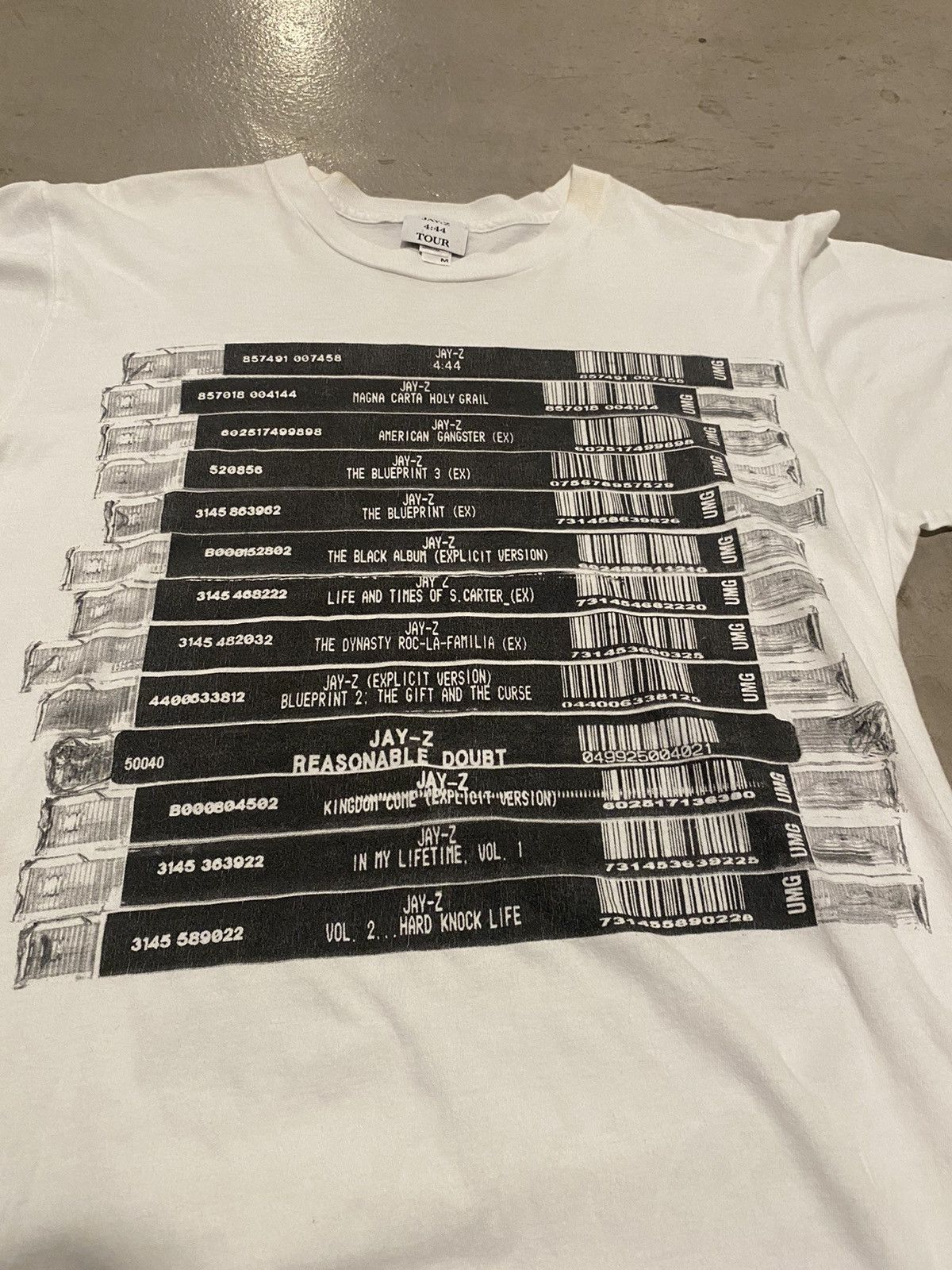 Band Tees × Vintage 17’ Jay Z 4:44 Tour Tee Size US M / EU 48-50 / 2 - 3 Thumbnail