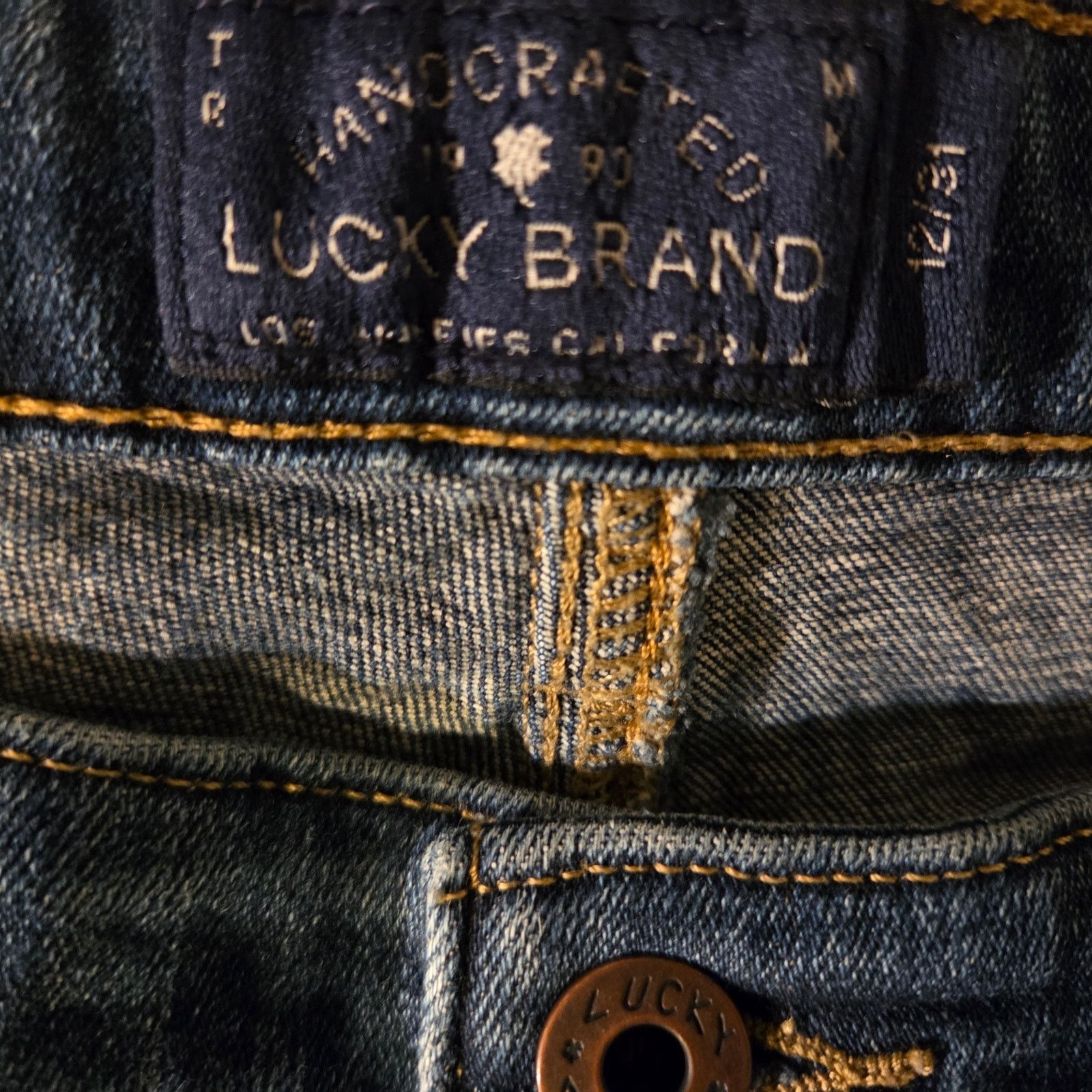 Lucky Brand Lucky Brand Sweet Boot Acid Wash Denim Jeans - Size 12/31 Size 34" / US 12 / IT 48 - 8 Thumbnail