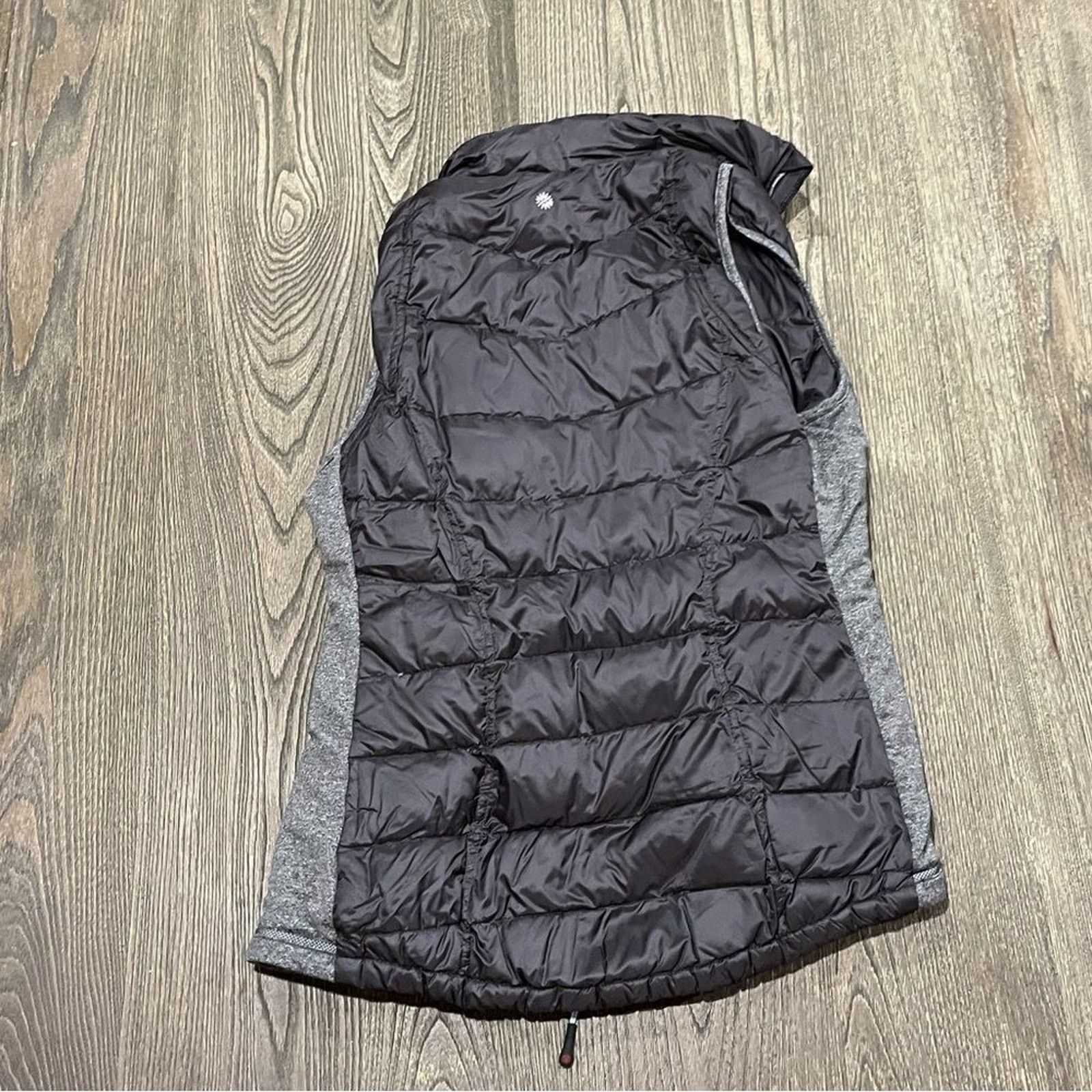 Vintage Tangerine Puffer Vest Quilted Duck Down Insulated Full Zip S Size S / US 4 / IT 40 - 6 Thumbnail