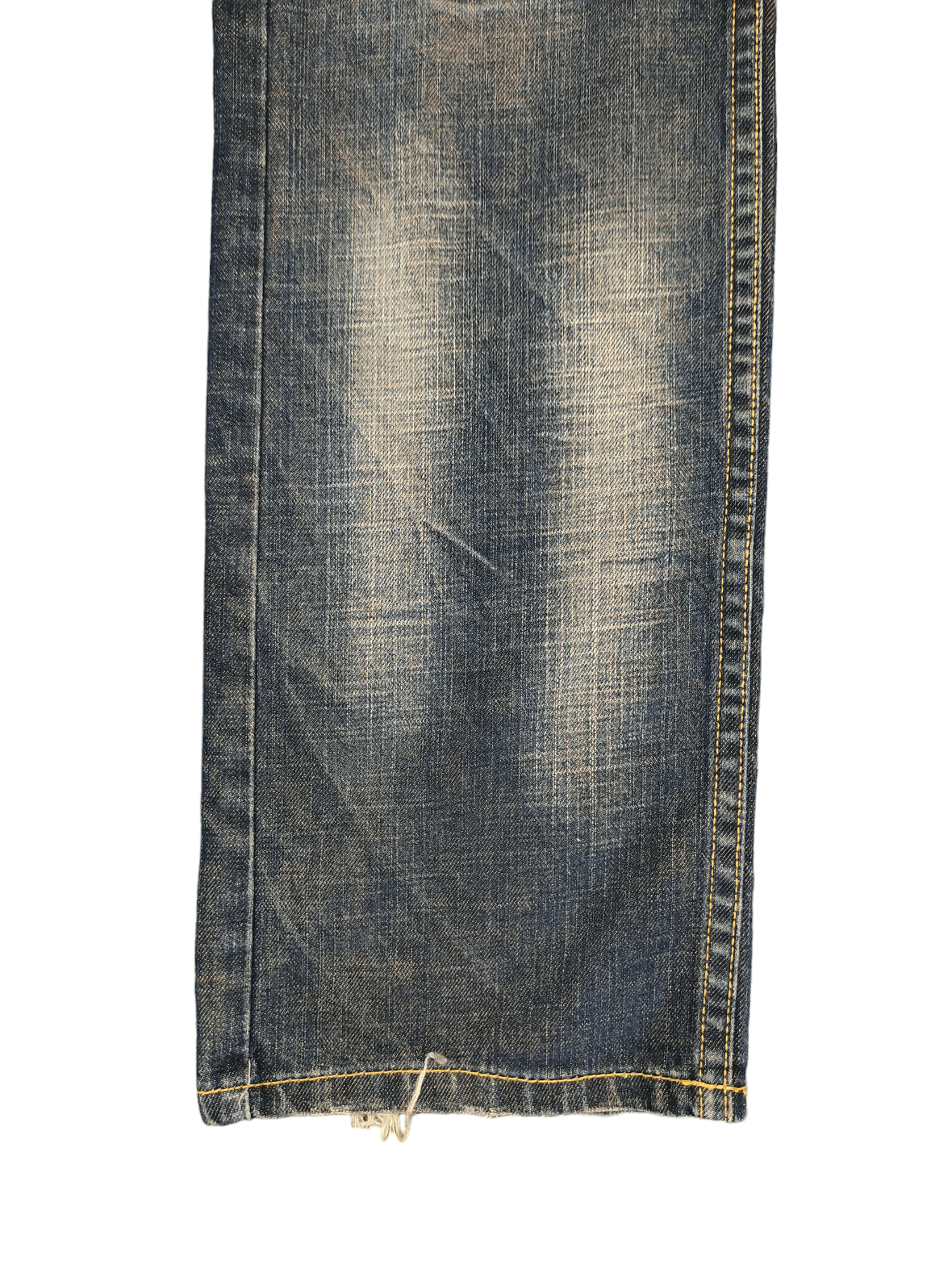 Tornado Mart Wide Leg Jeans Red Pepper Denim Rare Design Y2k Distress Size US 32 / EU 48 - 16 Thumbnail