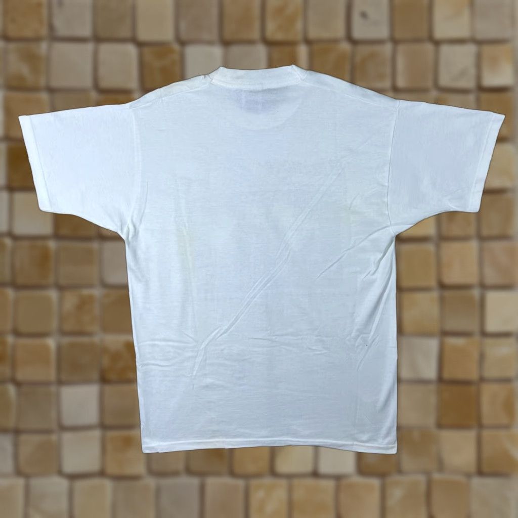 Fruit Of The Loom VINTAGE Canada Stamp Map Graphic White Cotton T-Shirt Large Mens Fruit of the Loom Size US L / EU 52-54 / 3 - 1 Thumbnail
