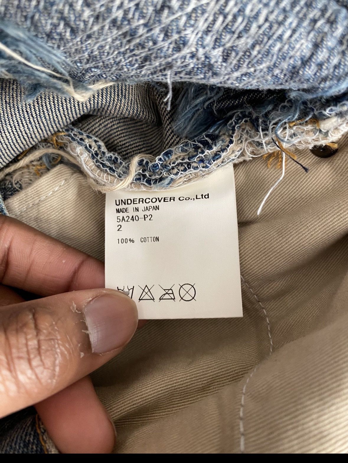 Undercover Undercover "85” Blue Denim 2005 A/W “Arts & Crafts” Men's Size US 32 / EU 48 - 5 Thumbnail
