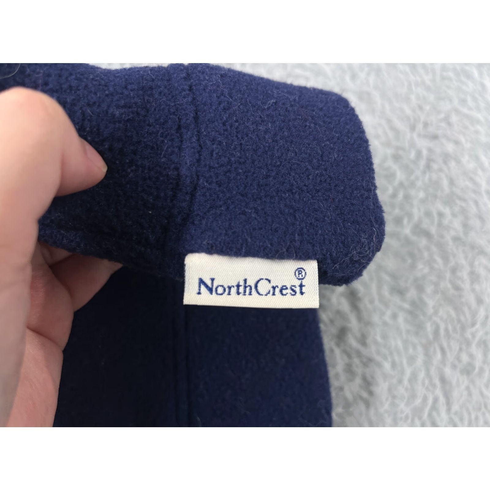Vintage Northcrest Beanie Toque Adult One Size Blue Polyester Spandex Blend Snow Ski Hat Beanie Unisex Adults Size ONE SIZE - 3 Thumbnail