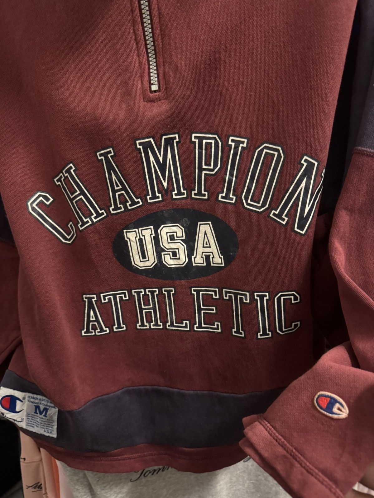 Other USA Champion half-zipper vintage Size US M / EU 48-50 / 2 - 2 Thumbnail