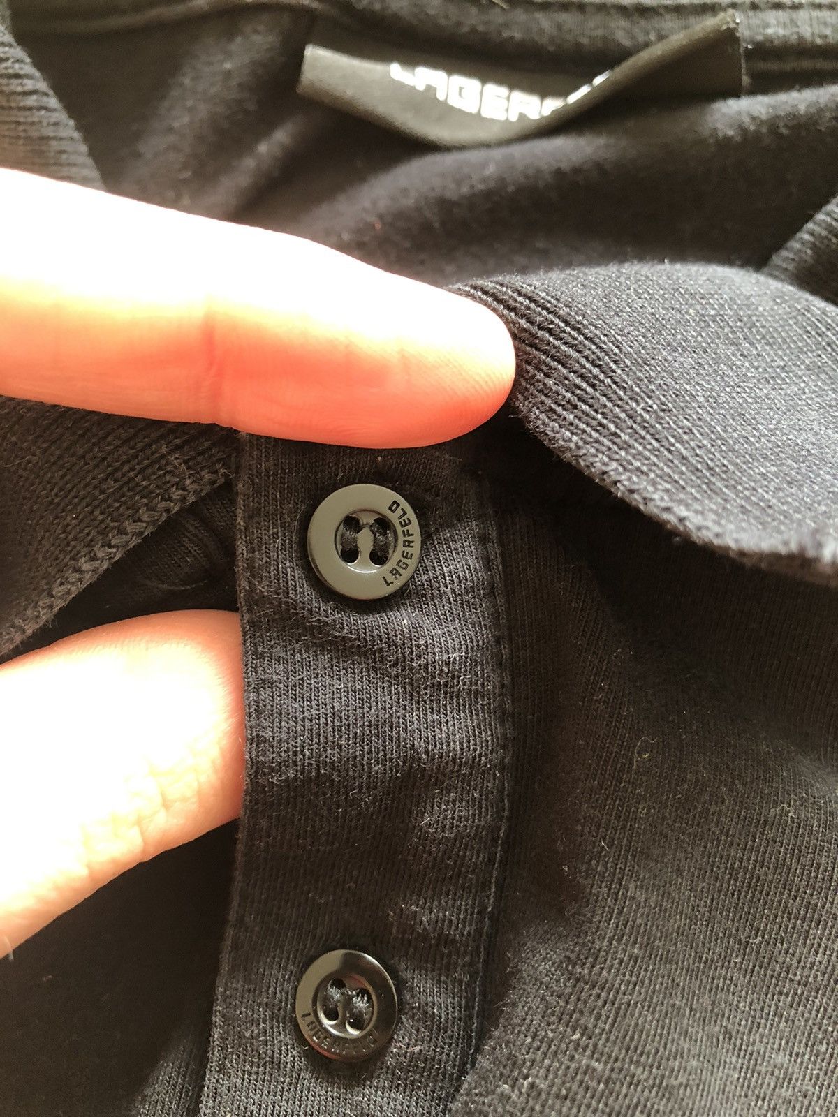 Karl Lagerfeld KARL LAGERFELD CLASSIC DESIGNER POLO SHIRT Size US L / EU 52-54 / 3 - 4 Thumbnail