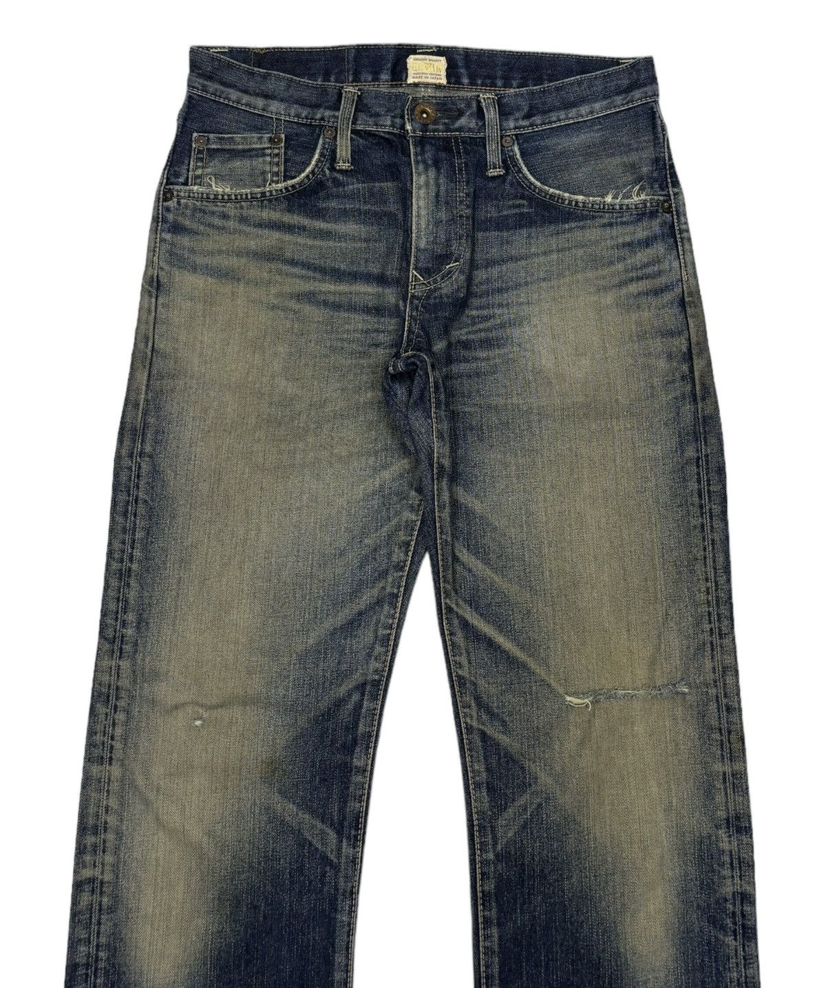 Kapital Edwin Exclusive Vintage Made in Japan Mud Wash Distress Jean Size US 30 / EU 46 - 7 Thumbnail