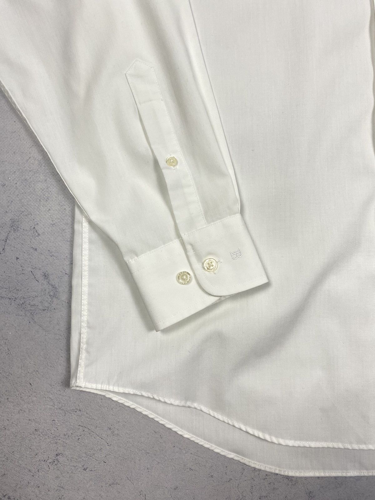 Balmain Balmain Paris White Button Up Long Sleeve Luxury Shirt Size US L / EU 52-54 / 3 - 5 Thumbnail