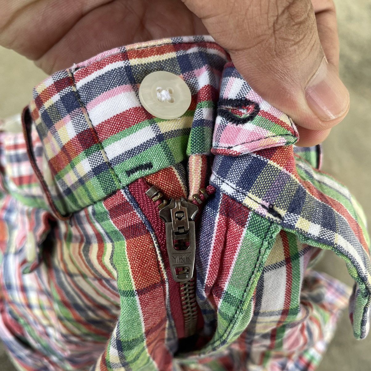 Polo Ralph Lauren × Ralph Lauren × Vintage 🔥Vintage Polo Ralph Lauren Multicolour Checkerd Shorts Pants Size US 30 / EU 46 - 5 Thumbnail