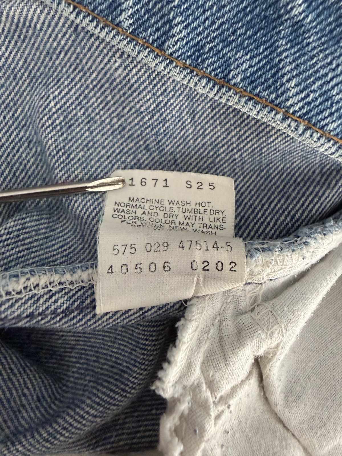 Levi's Vintage Levi's Orange Tab Faded Denim Jeans Size US 36 / EU 52 - 4 Thumbnail