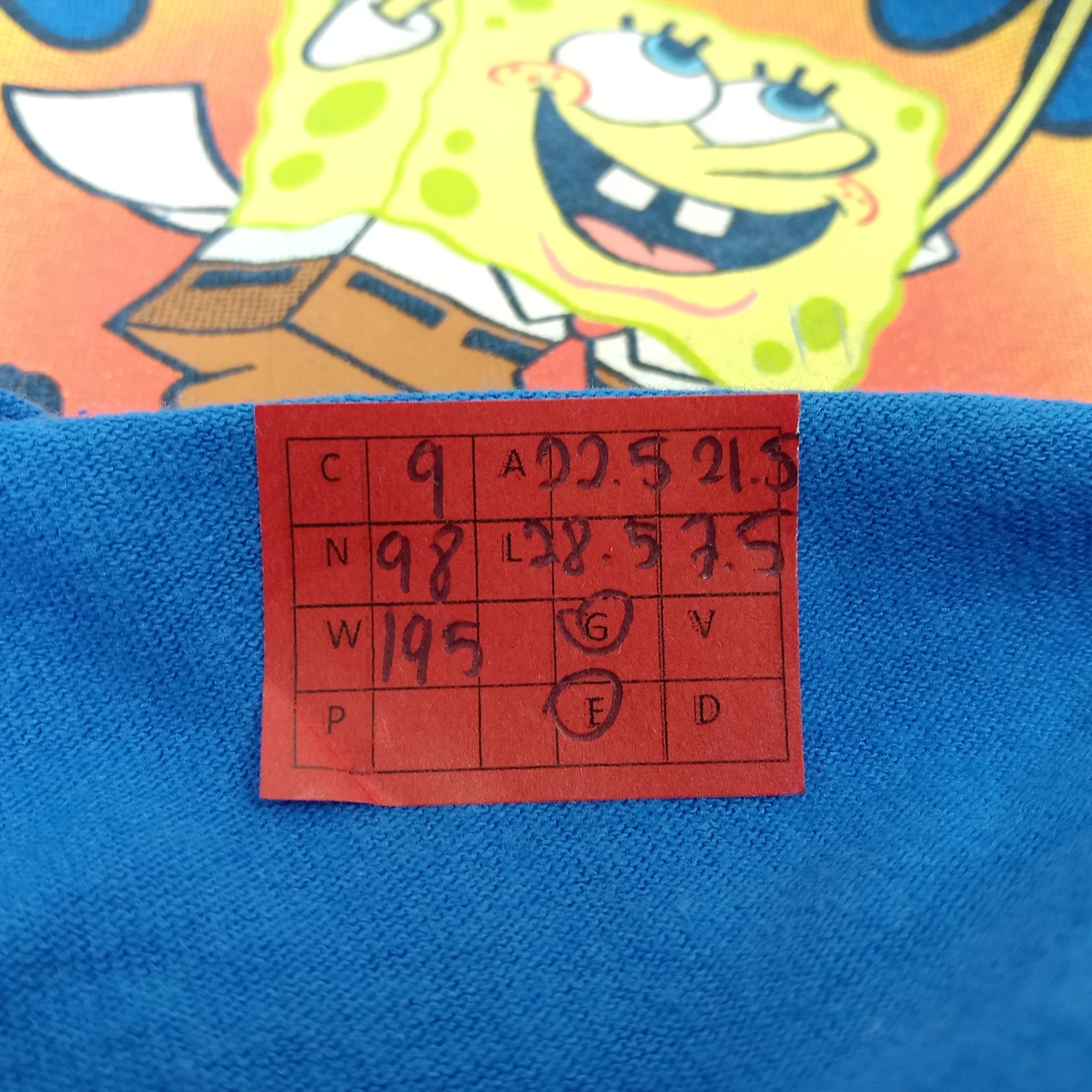 Cartoon Network × Nickelodeon × Vintage Spongebob Squarepants Nickelodeon Vintage Tshirt Size US L / EU 52-54 / 3 - 7 Thumbnail