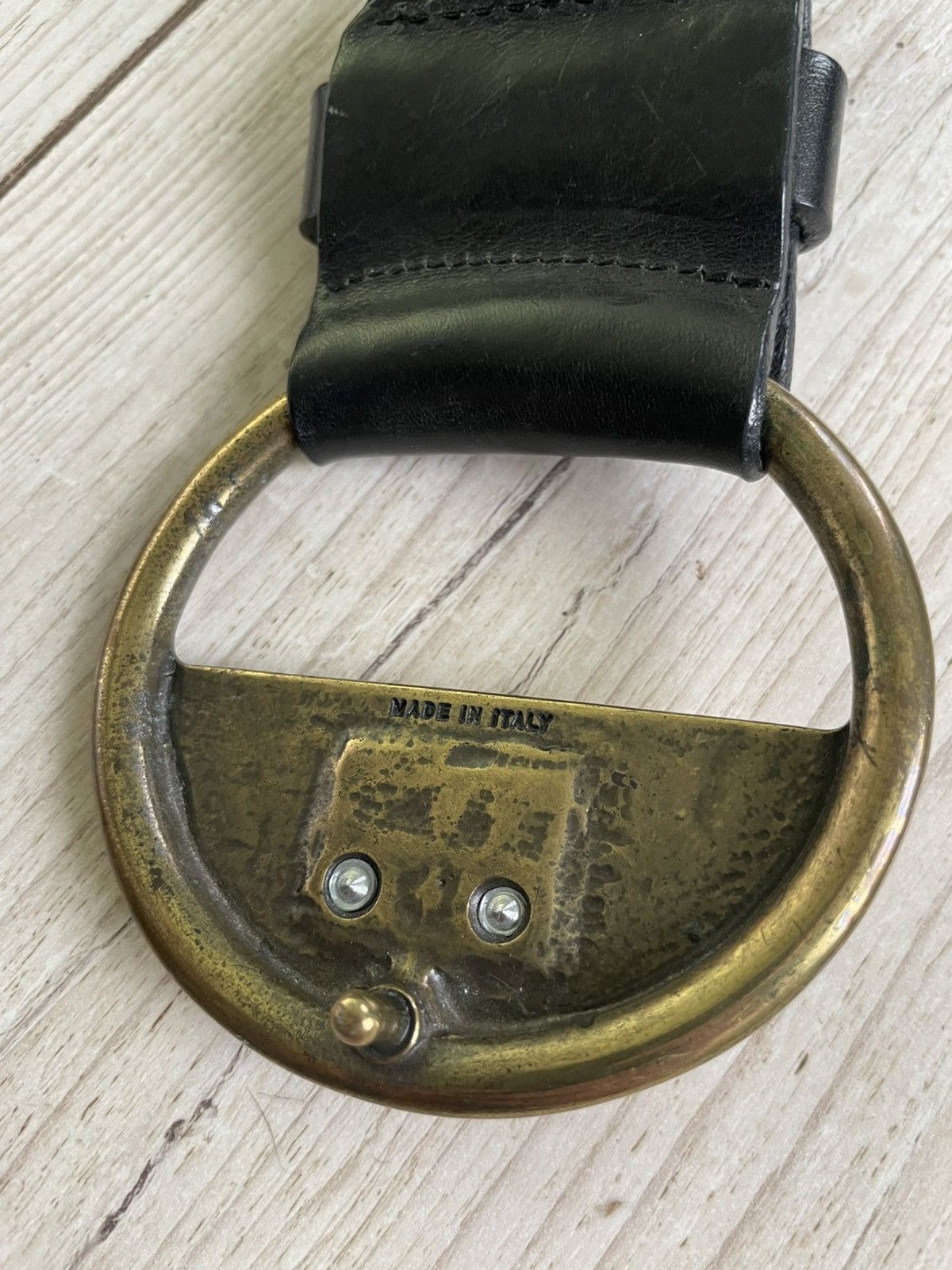 VINTAGE DIESEL BELT , MADE IN ITALY ?? Vintage Diesel Leather Belt Made in Italy main image 2