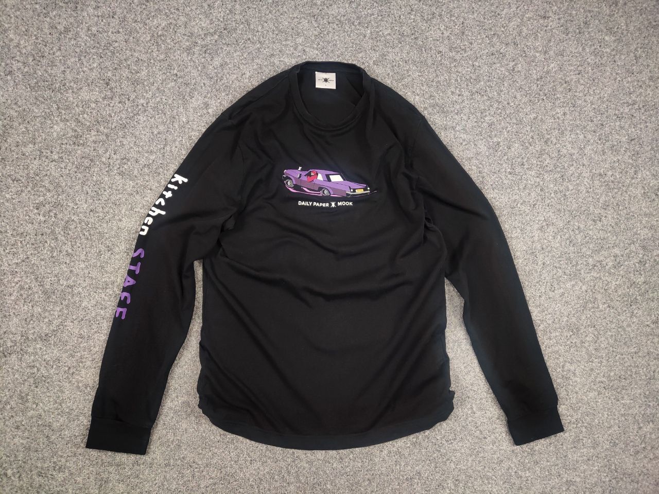 Daily Paper Daily Paper x Mook Design Black Logo Long sleeve Sweatshirt Size US L / EU 52-54 / 3 - 2 Thumbnail