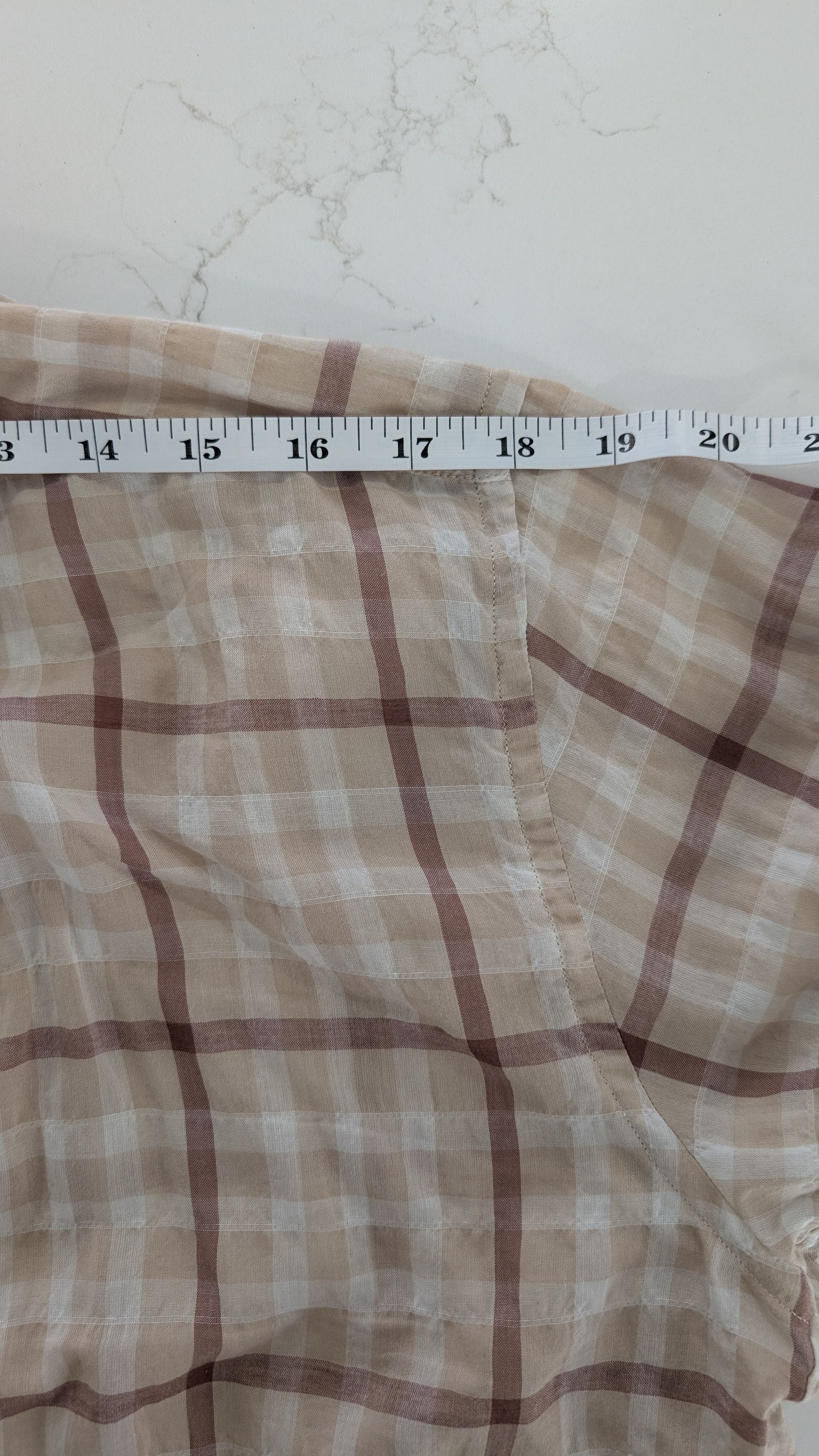 American Trench American Trench Plaid Seersucker Shirt Mens M Size US M / EU 48-50 / 2 - 6 Thumbnail