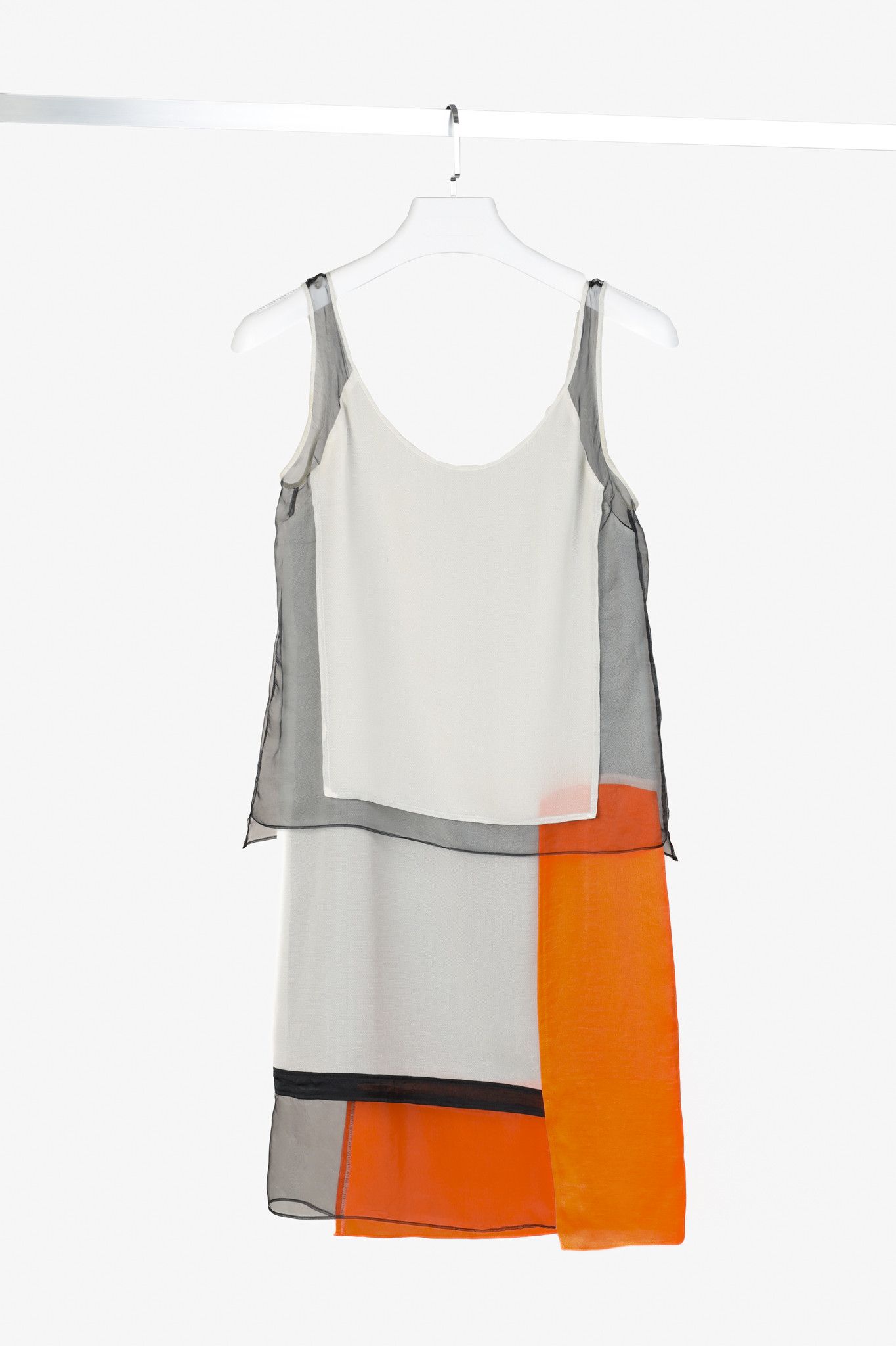 Helmut Lang Helmut Lang SS/13 Colorblock Chroma Draped Dress Size S / US 4 / IT 40 - 1 Thumbnail