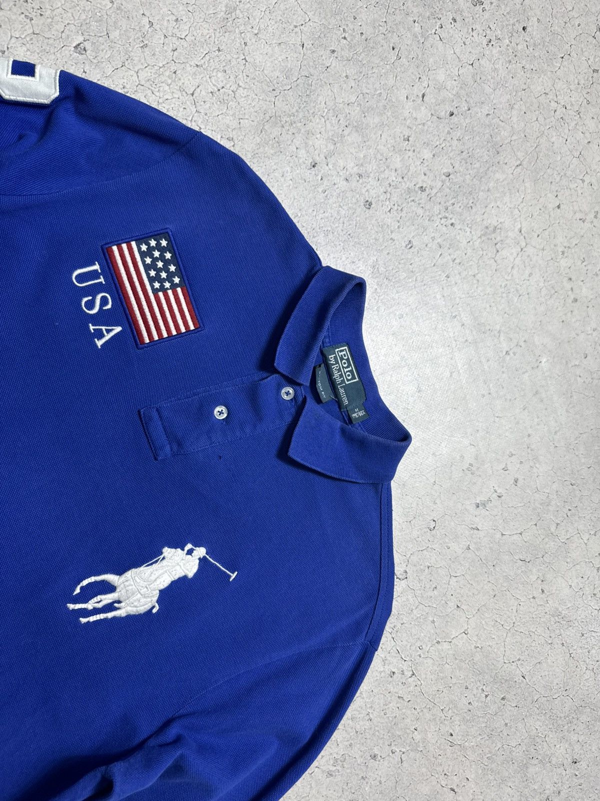 Polo Ralph Lauren Polo Ralph Lauren USA #3 United States Vintage Long Sleeve Size US M / EU 48-50 / 2 - 5 Thumbnail