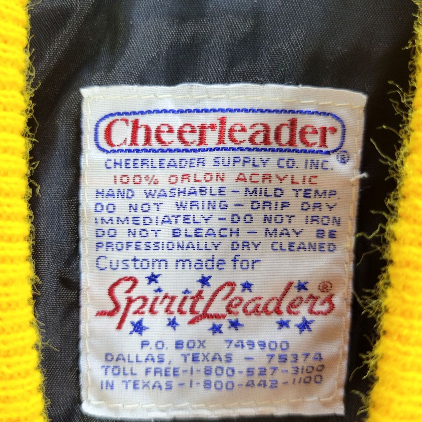 Vintage Vtg Cheerleader Jacket Womens Bomber Knit Lined Sz M Green Sn ap Button Logo 1970s Snap Buttons Wool Wool? Size M / US 6-8 / IT 42-44 - 3 Thumbnail